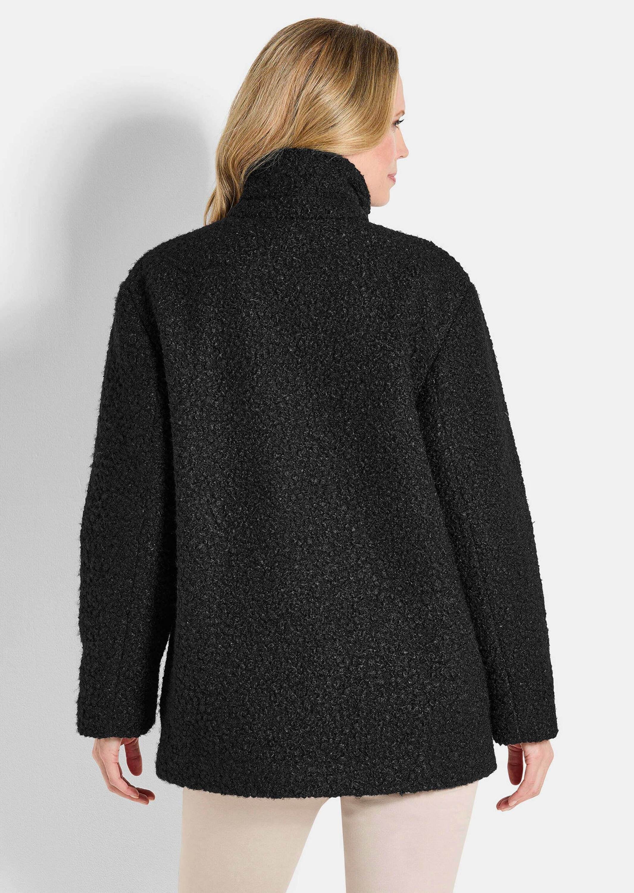 GOLDNER Blouson »Kurzgröße Teddy Jacke mit Stehkragen«