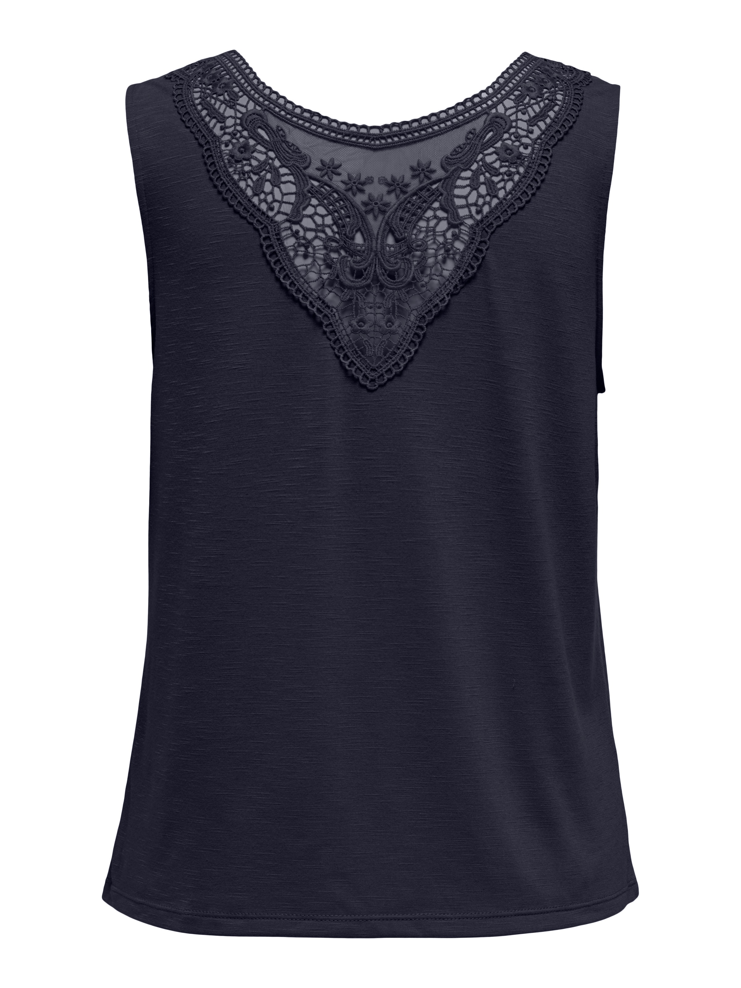 ONLY Spitzentop "ONLFREDA S/L U-NECK MIX TOP BOX JRS" günstig online kaufen