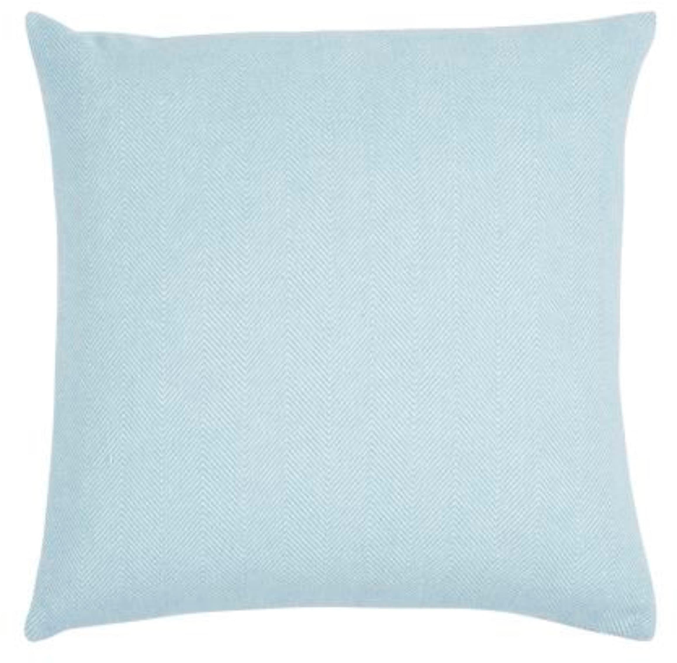 "Dekokissen PAD ""FINEEDGE"", blau (aqua), B:50cm L:50cm, Obermaterial: 50% Baumwolle, 50% Polyacryl, Dekokissen_Sitzkissen_Kissenhüllen, Made in