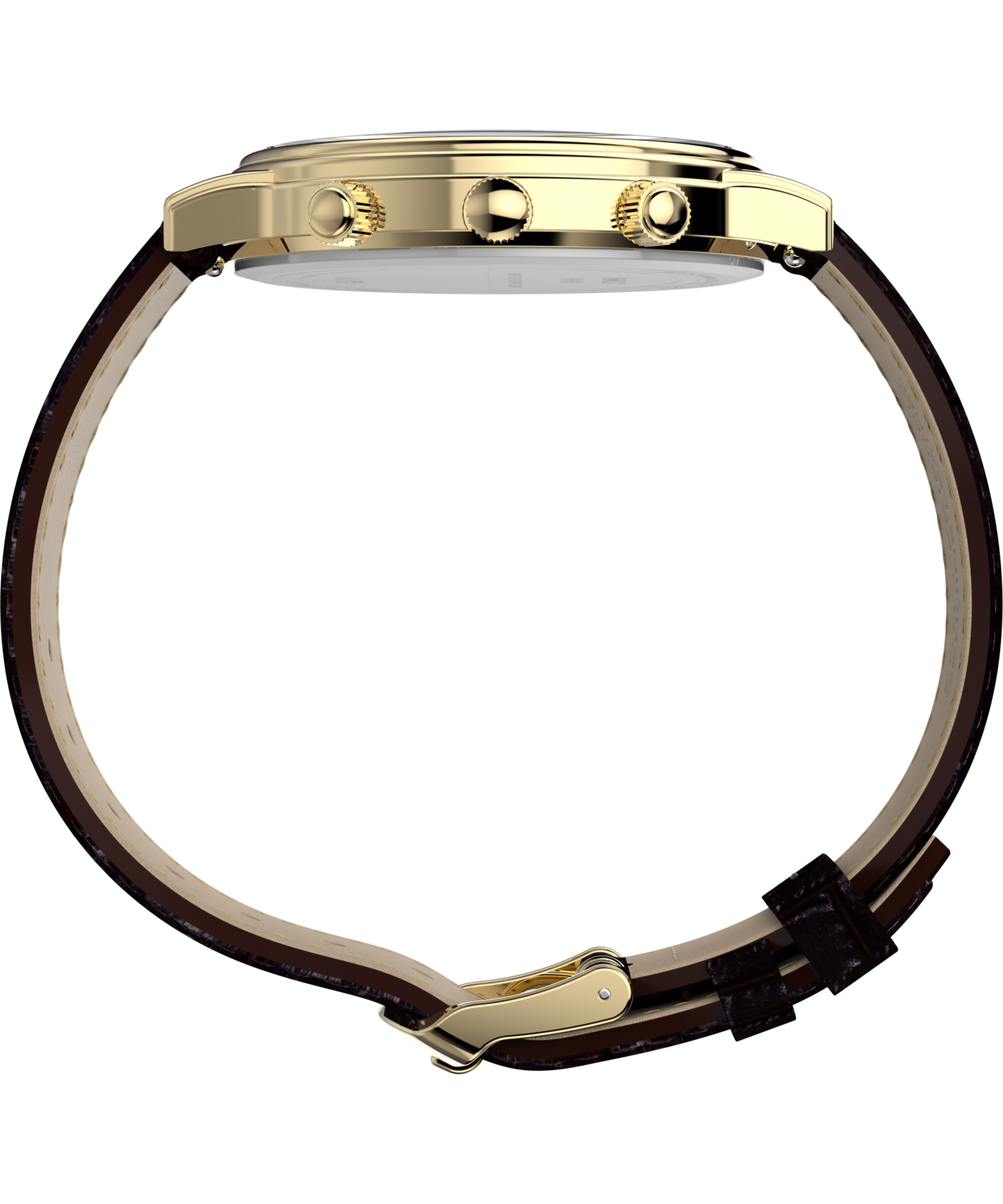 Timex Multifunktionsuhr »Timex 1990 Moon Phase & Calendar Dial Reissue« Quarzuhr, Armbanduhr, Damenuhr, Herrenuhr, Lederarmband, analog, Tag