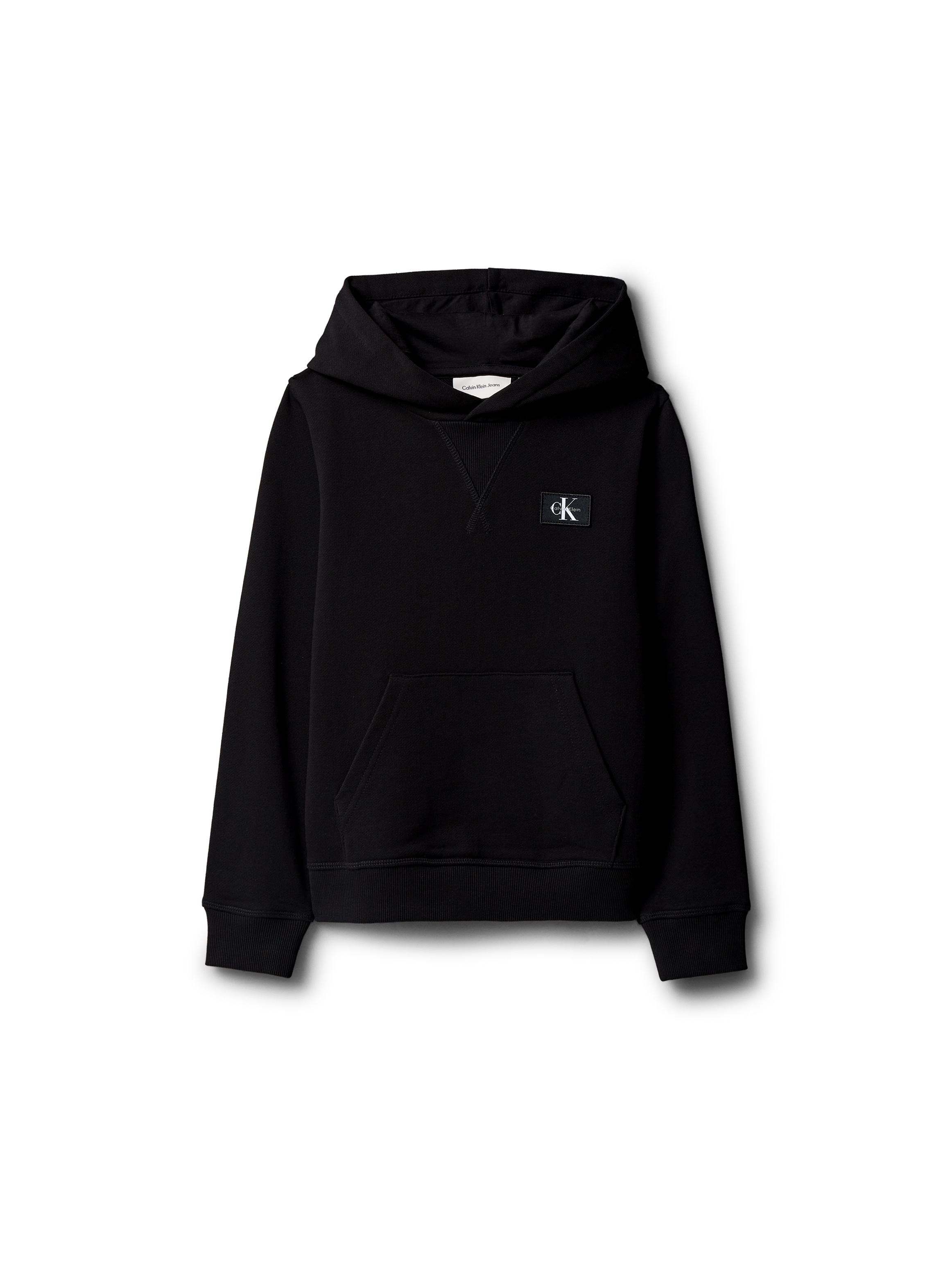 Calvin Klein Jeans Kapuzensweatshirt »TERRY CK WOVEN LABEL HOODIE«, Regular fit mit Kapuze
