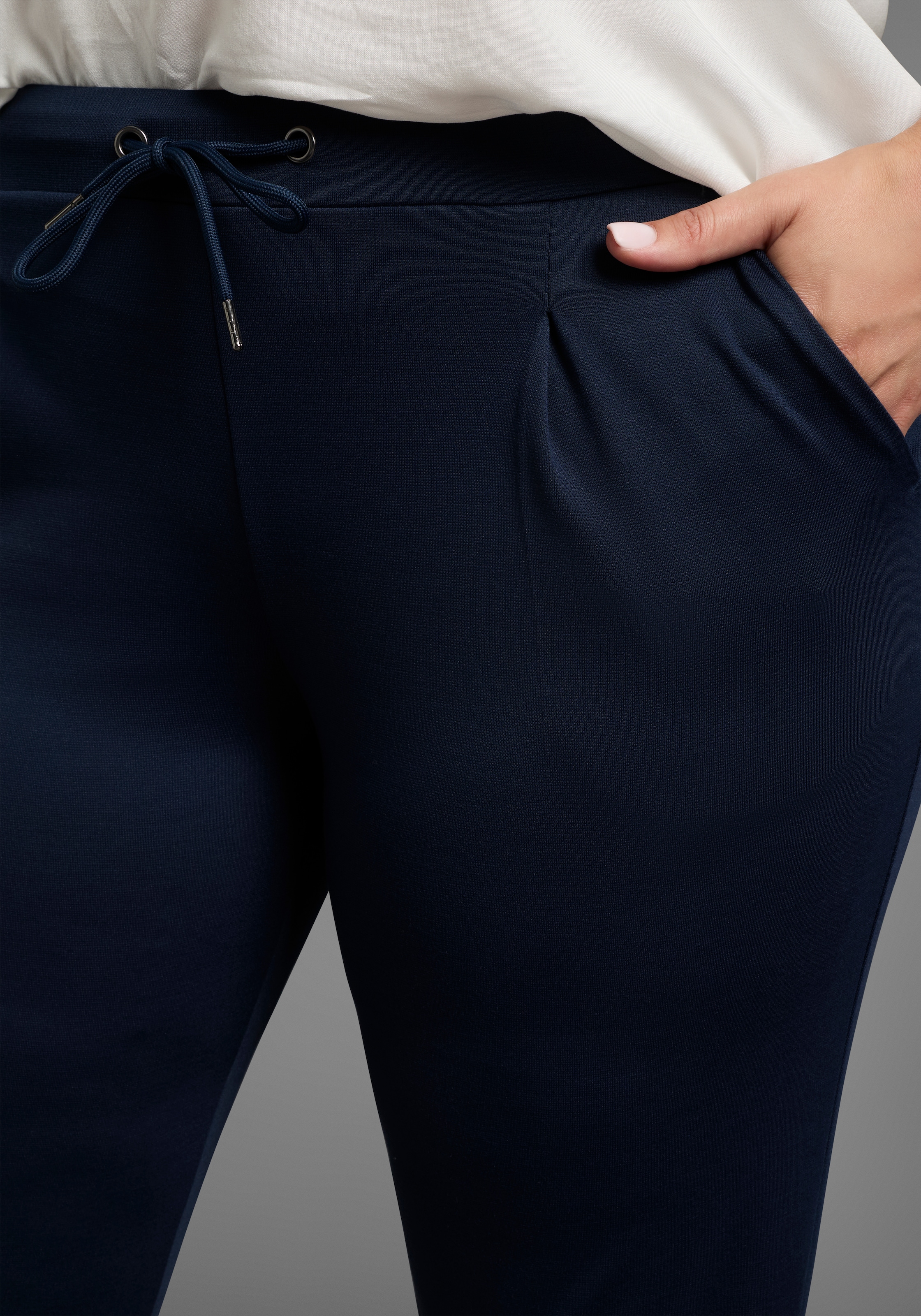 Laura Scott CURVE Jogger Pants, im sportiven Look - GROSSE GRÖSSE