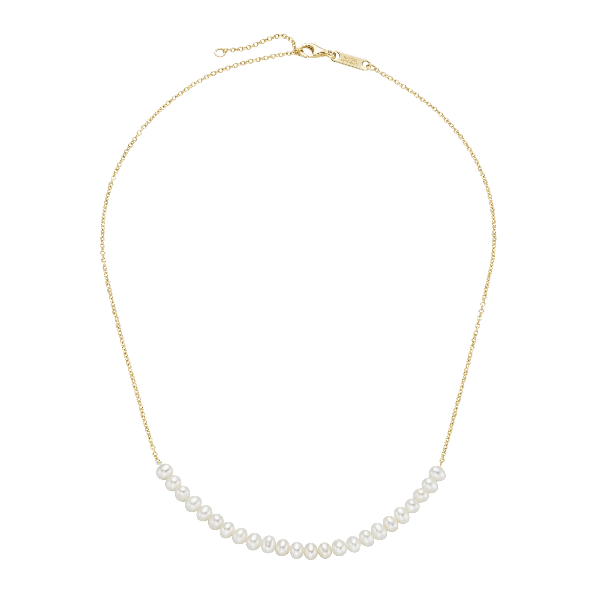 GIORGIO MARTELLO MILANO Collier »mit Süßwasser-Perlen, Silber 925«