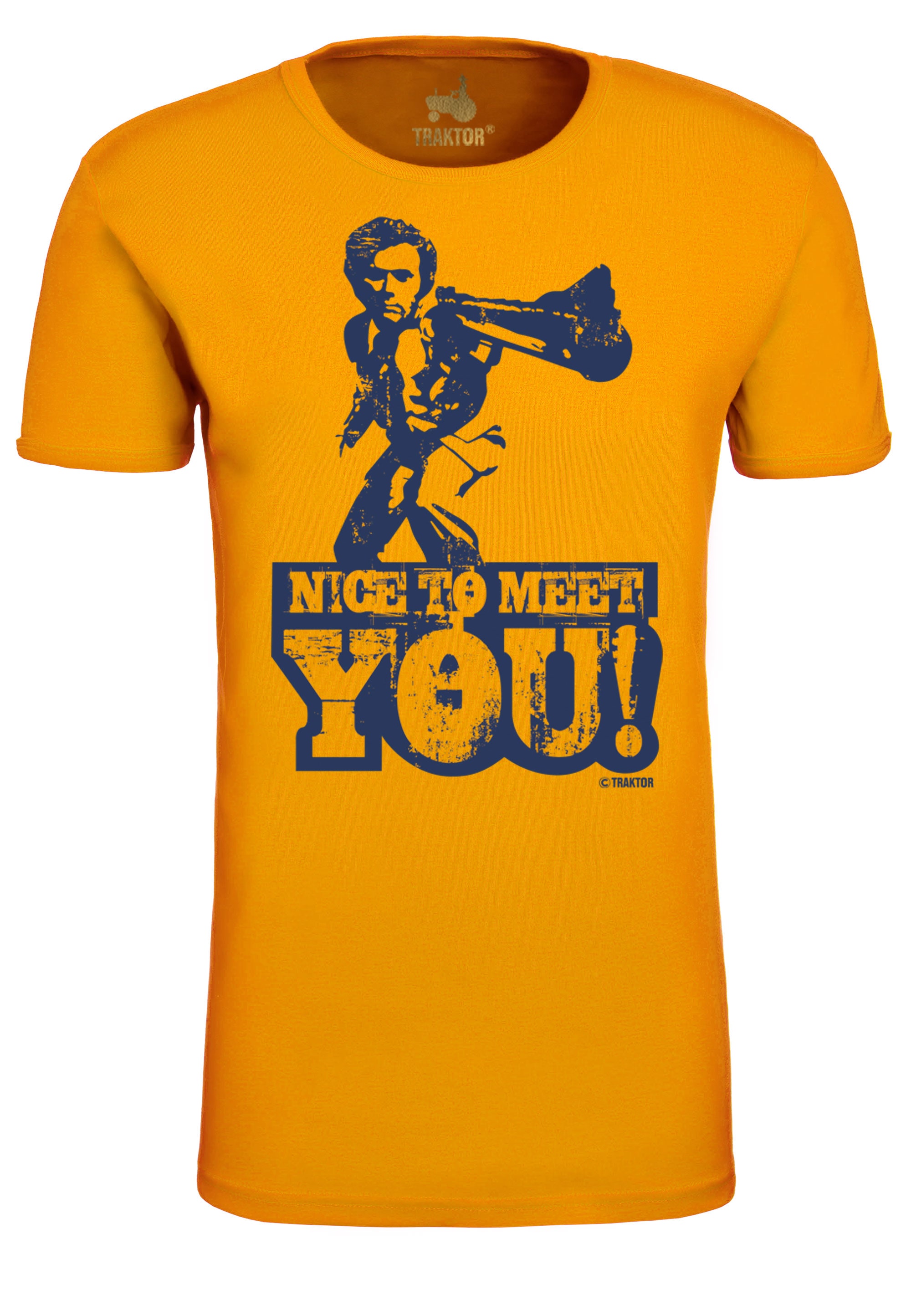 LOGOSHIRT T-Shirt »Dirty Harry - Nice To Meet You«, mit coolem Frontprint