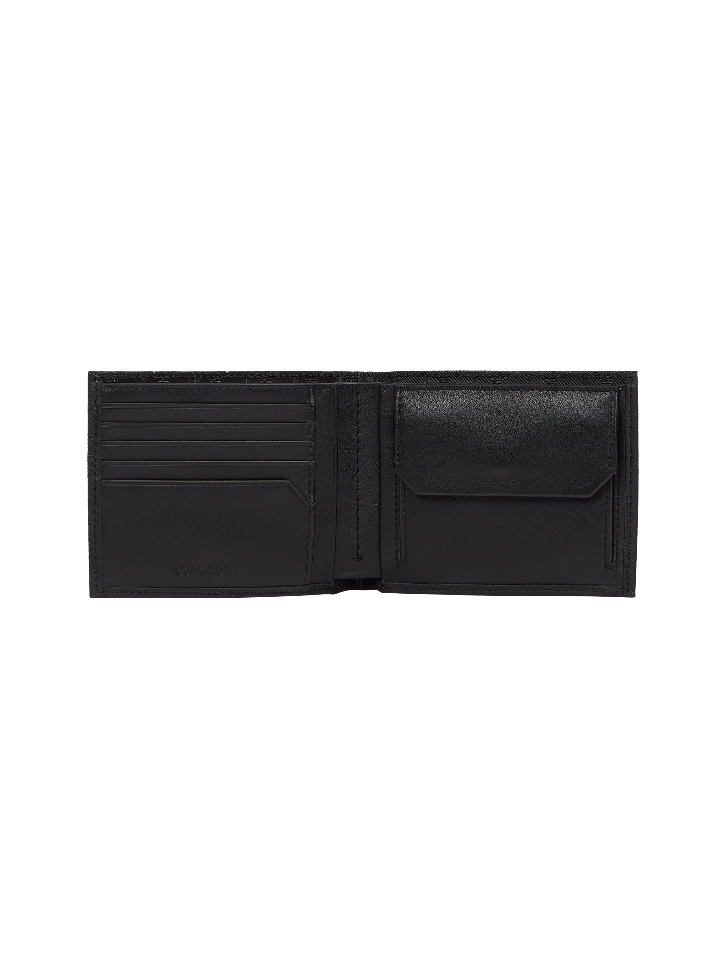 Calvin Klein Geldbörse »CK MUST MONO BIFOLD 5CC W/COI«, Portemonnaie Herren, Geldbeutel mit CK-Allover-Musterung