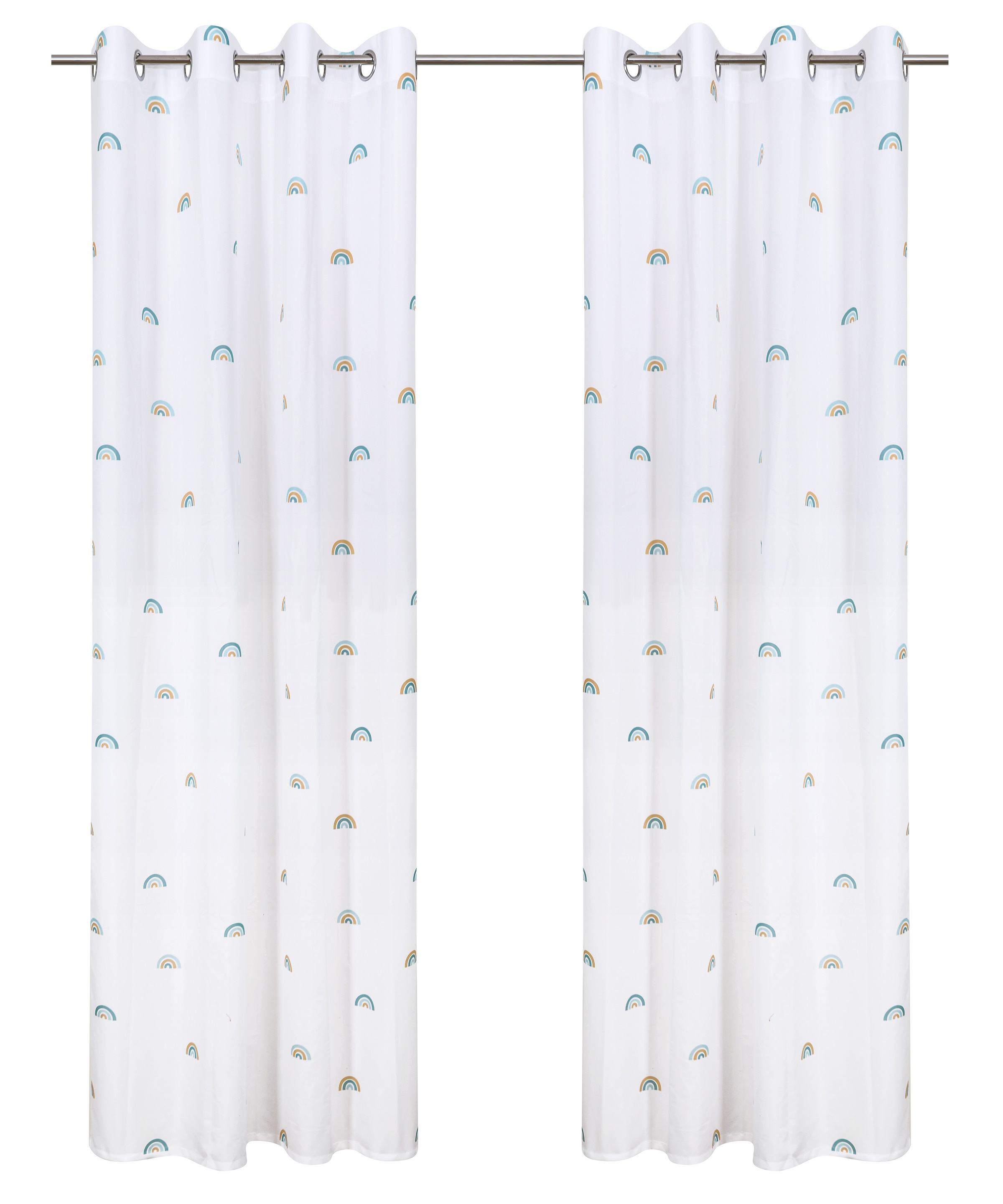 OTTO home Gardine "Elyna" Ösen 1 Stk. tlg. Pflegeleicht, Zartes Regenbogen- günstig online kaufen