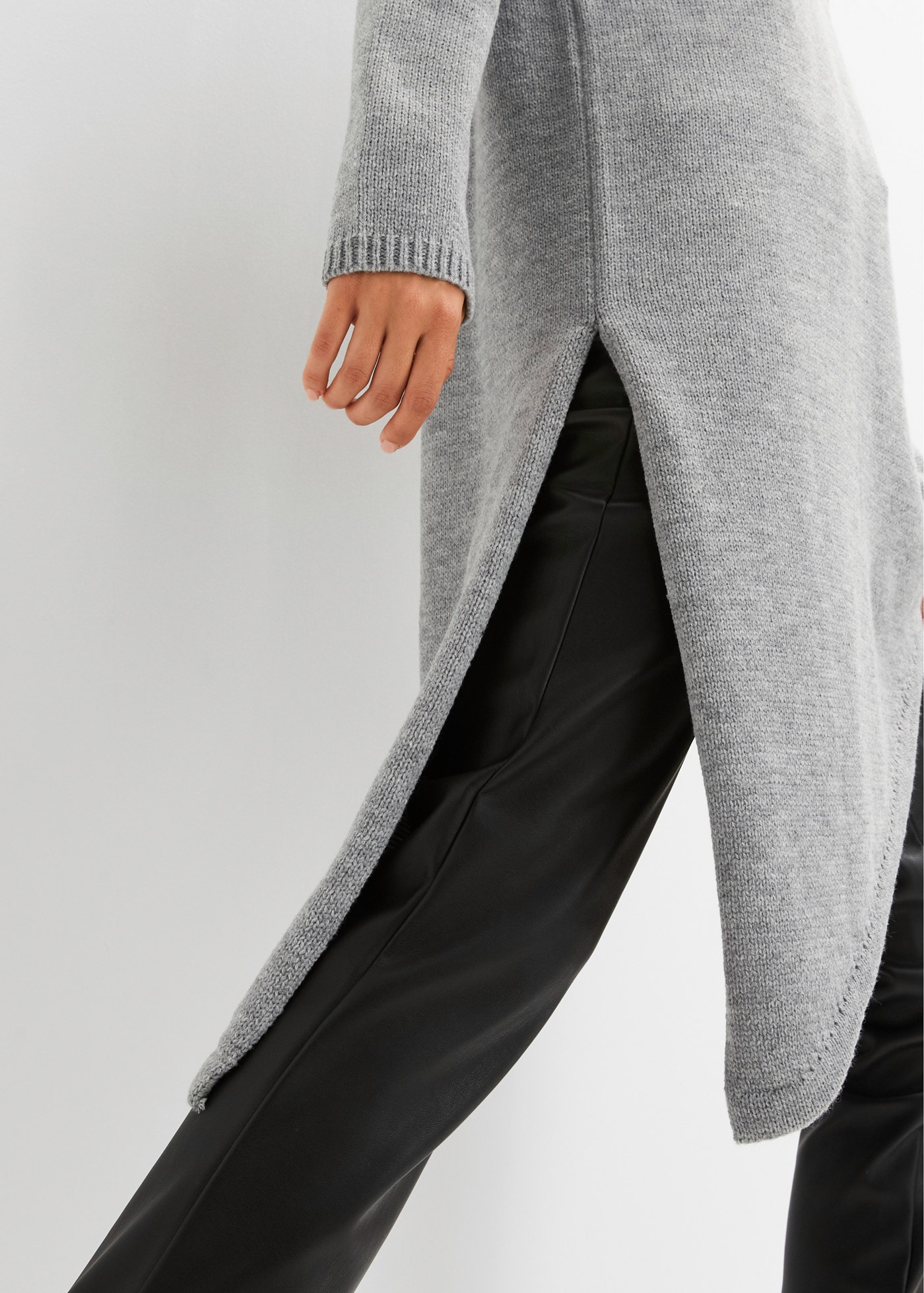 bonprix Longpullover "Long-Pullover" aus Polyacryl und Polyester, Oversize günstig online kaufen