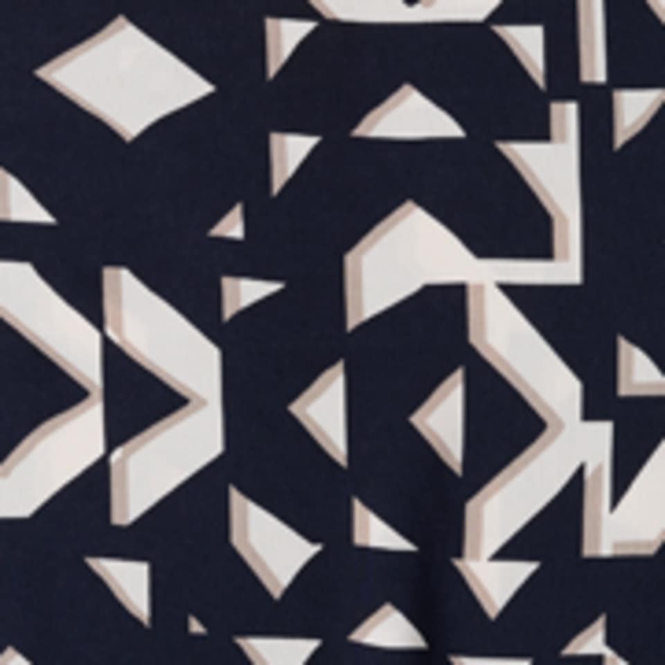 Cecil Langarmbluse mit Elastiksaum