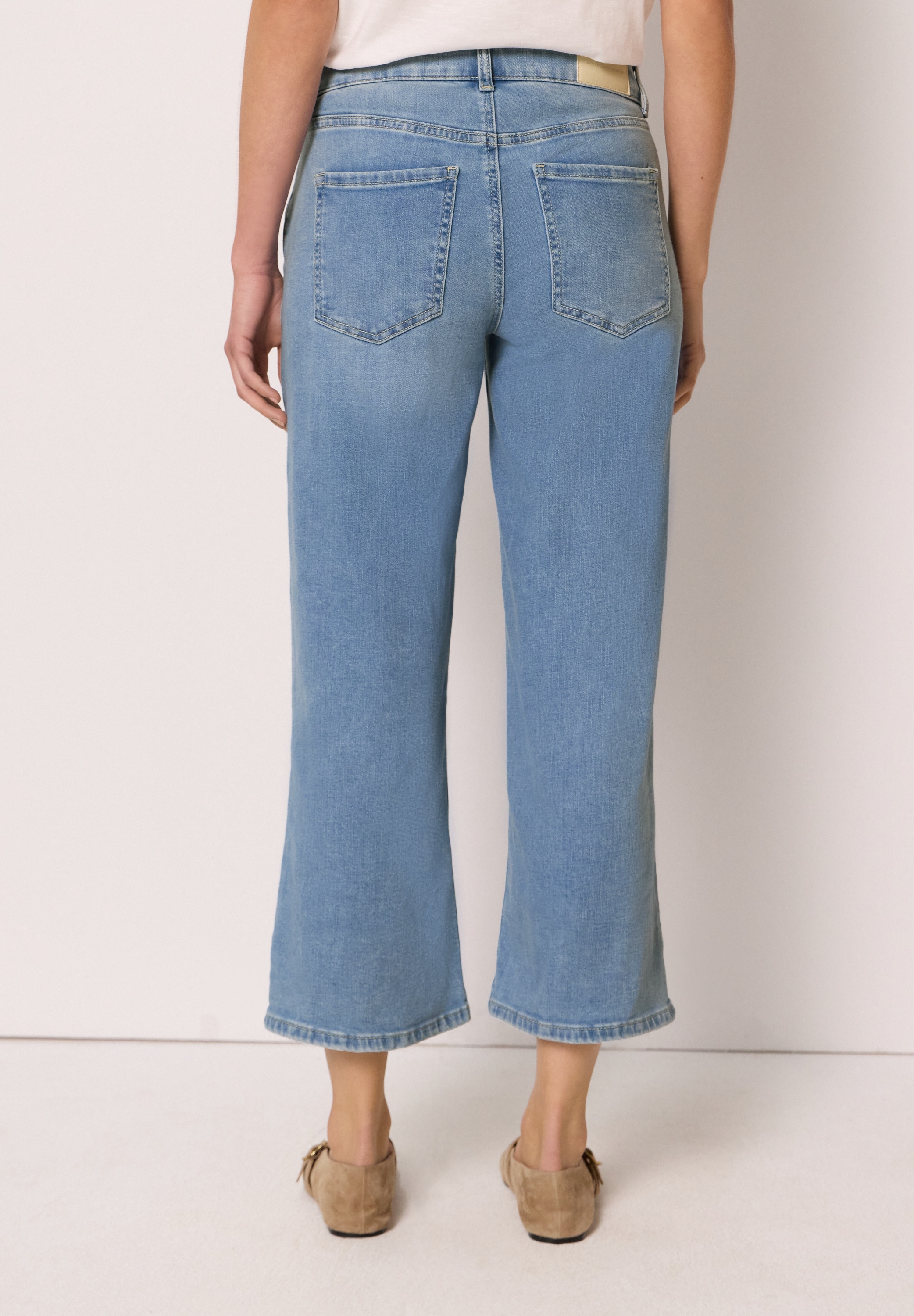 STREET ONE STUDIO Loose-fit-Jeans mit Wide Legs