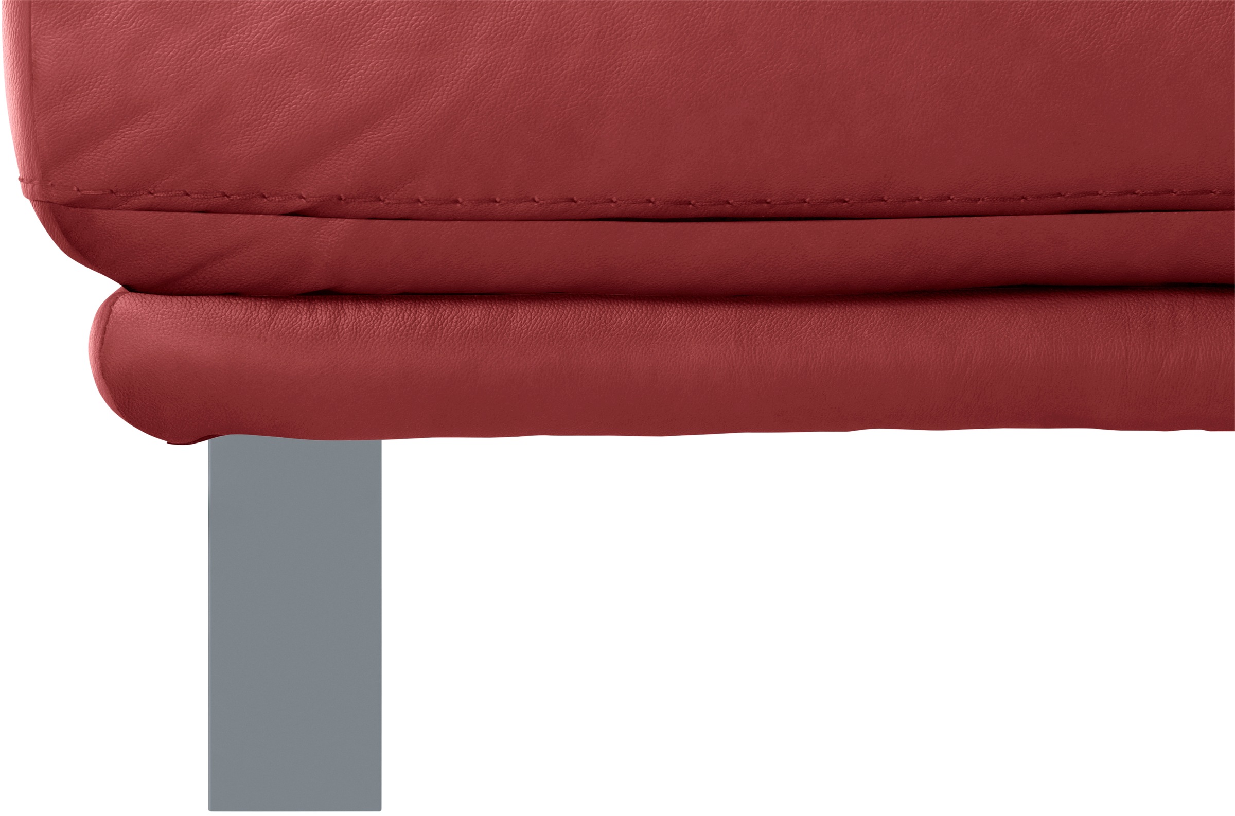 W.SCHILLIG Hocker »montanaa« mit Metallkufen in Silber matt, Breite 141 cm