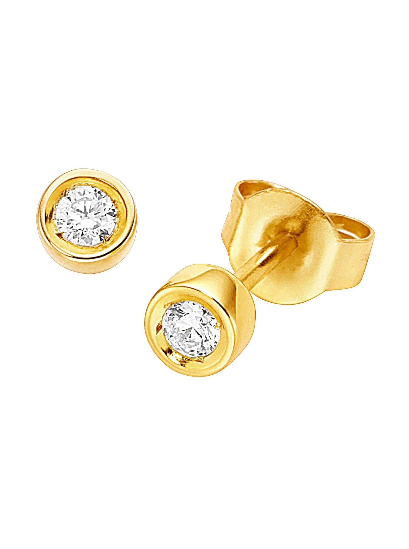 ᐅ GIORGIO MARTELLO MILANO Paar Ohrstecker Mit Zirkonia, Silber 925, Ca