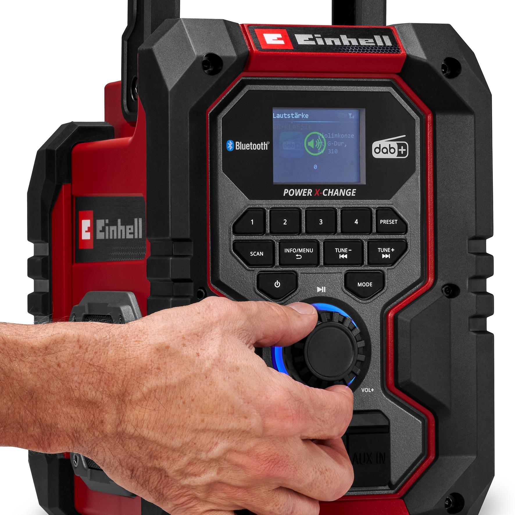Einhell Baustellenradio »TE-CR 18 Li DAB+/FM/BT - Solo«, (Digitalradio (DAB+)-FM-Tuner mit RDS 10 W), ohne Akku