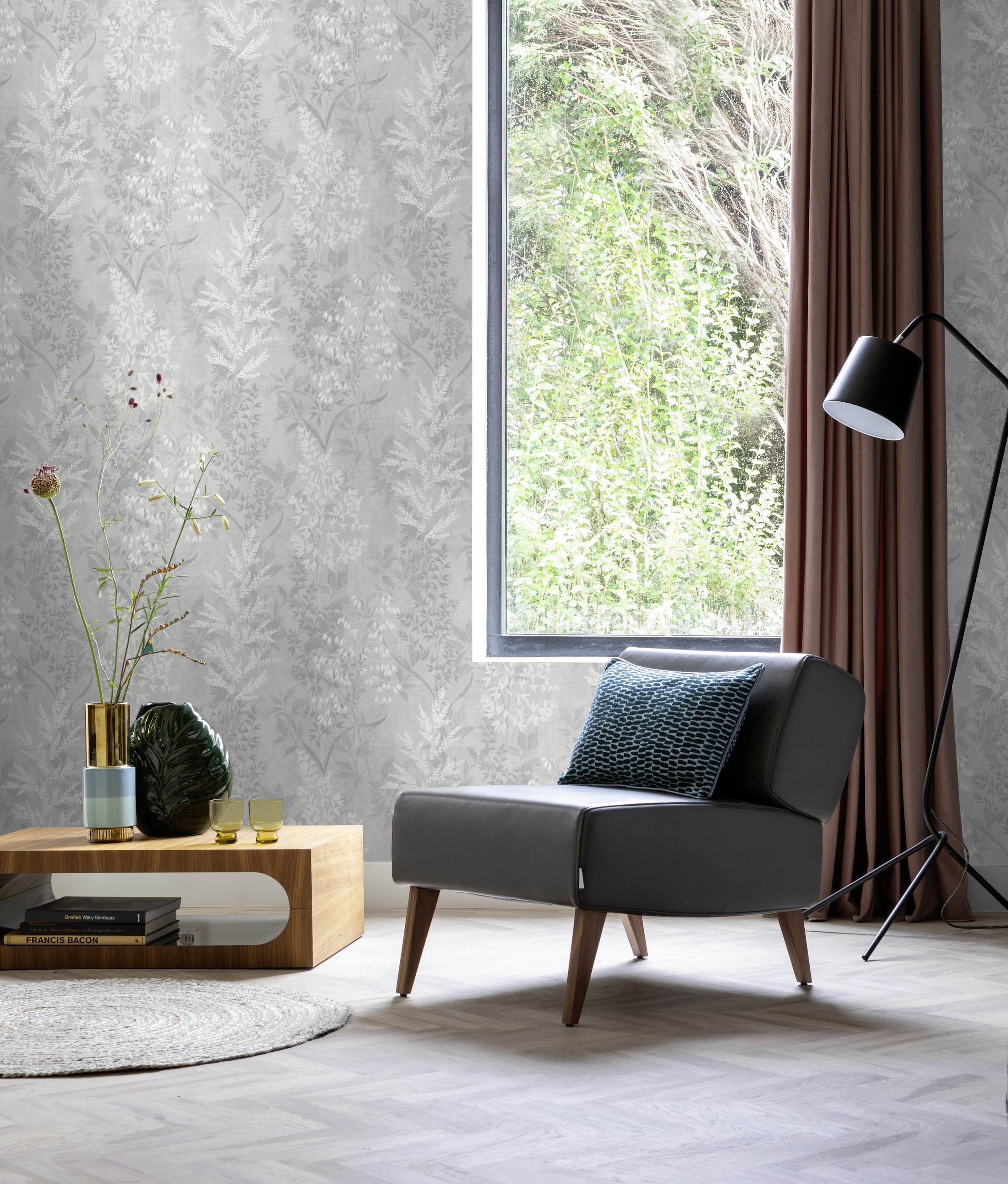 Rasch Papiertapete »mit Blattranken«, botanisch, Blätter