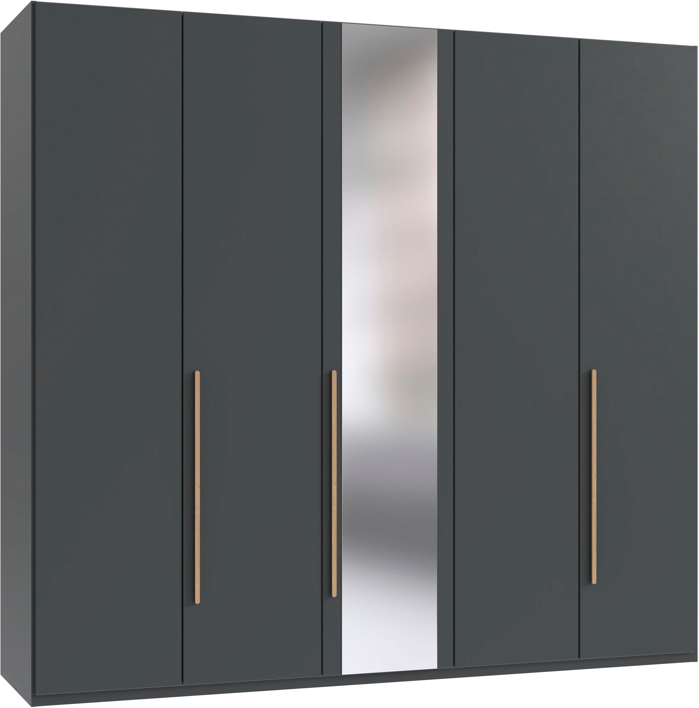 Wimex Drehtürenschrank "London in den Breiten 180cm, 225cm und 270cm erhältlich, inkl. Spiegel" Kleiderschrank wahlweise mit Basic- o. Premium-Ausstattung erhältlich