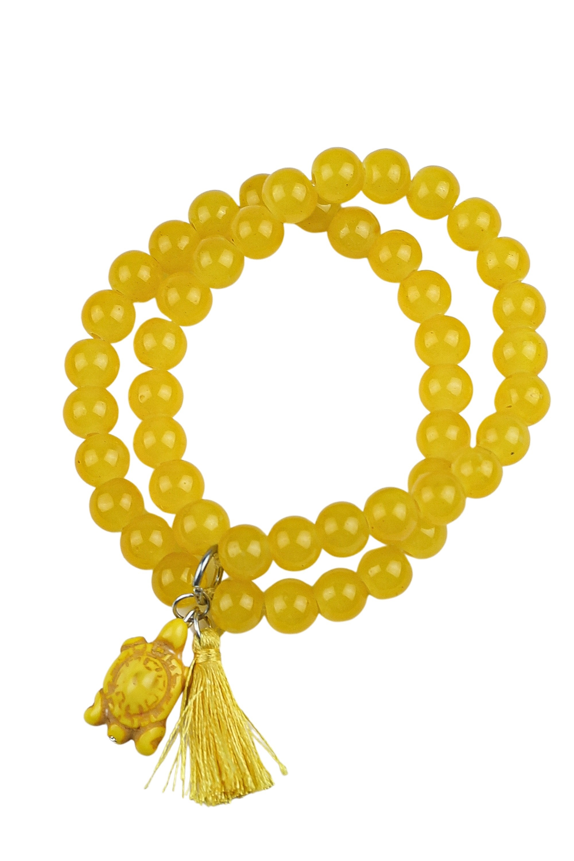 Damen Armband "Tartaruga", gelb, COLLEZIONE ALESSANDRO, Glas, Armbänder