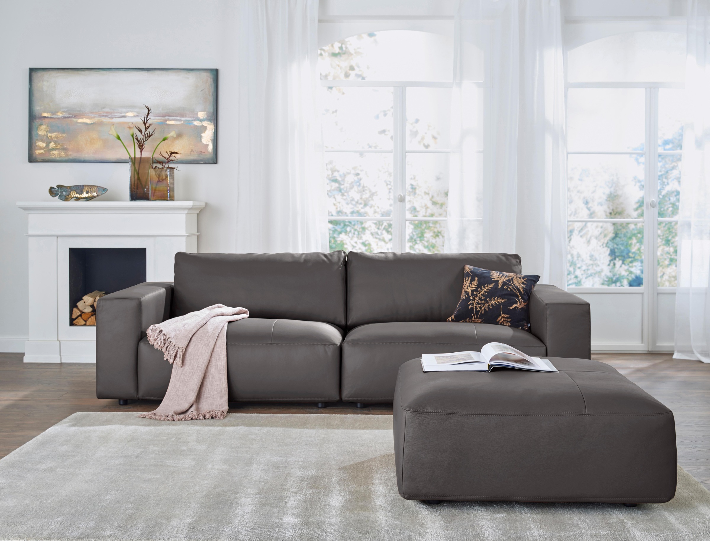 Thumbnail - Musterring Big-Sofa "LUCIA", in vielen Qualitäten und 4 unterschiedlichen Nähten, 3-Sitzer