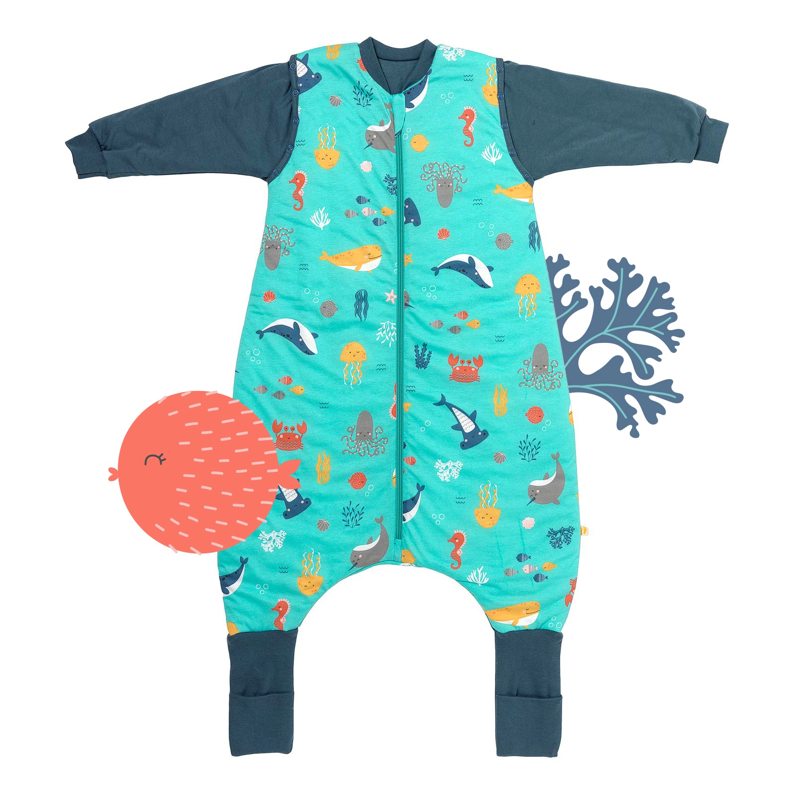 Schlummersack Babyschlafsack "Schlafsack mit Füßen 2.5 Tog"