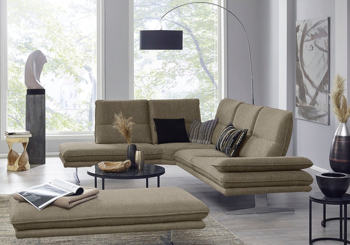 W.SCHILLIG Ecksofa "broadway, Designsofa, mit tollem Sitzkomfort, L-Form", günstig online kaufen