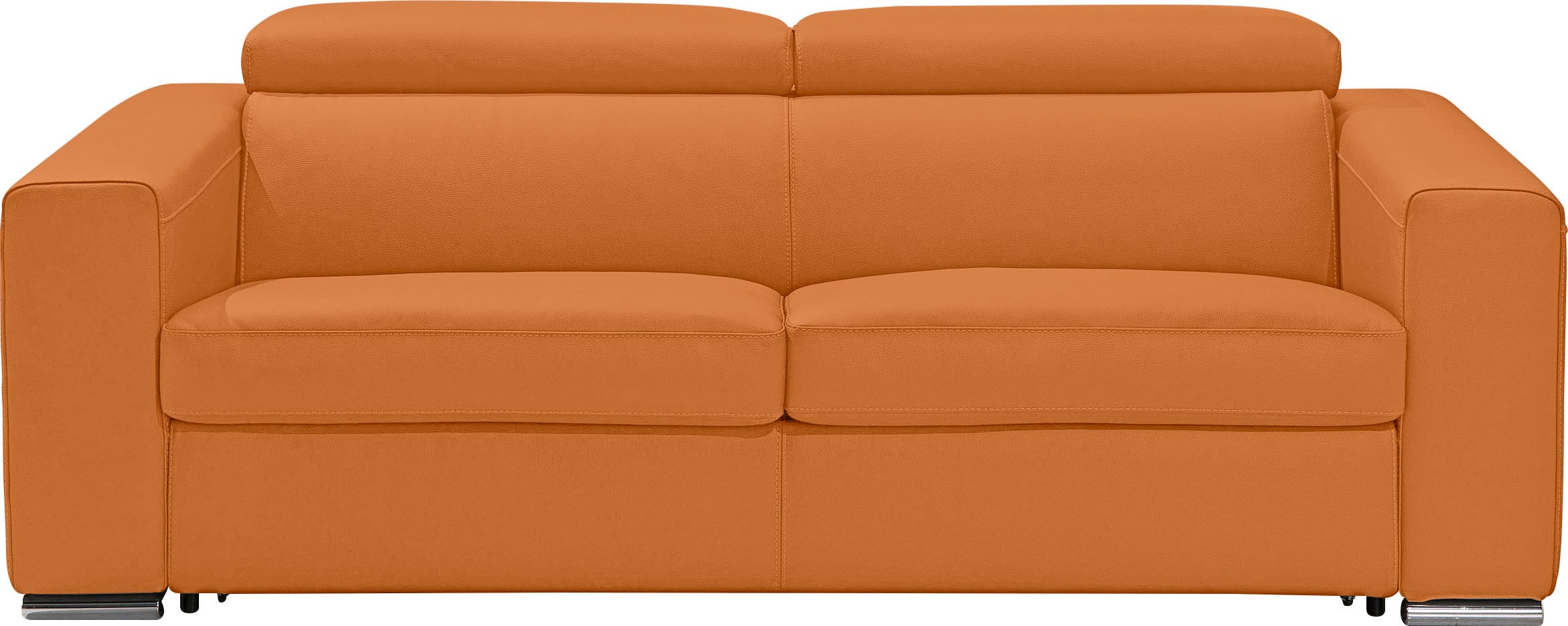 Egoitaliano Schlafsofa "Cabiria, Design und super Sitz- und Liegekomfort", Sofa inkl. Schlaffunktion, Kopfteile verstell