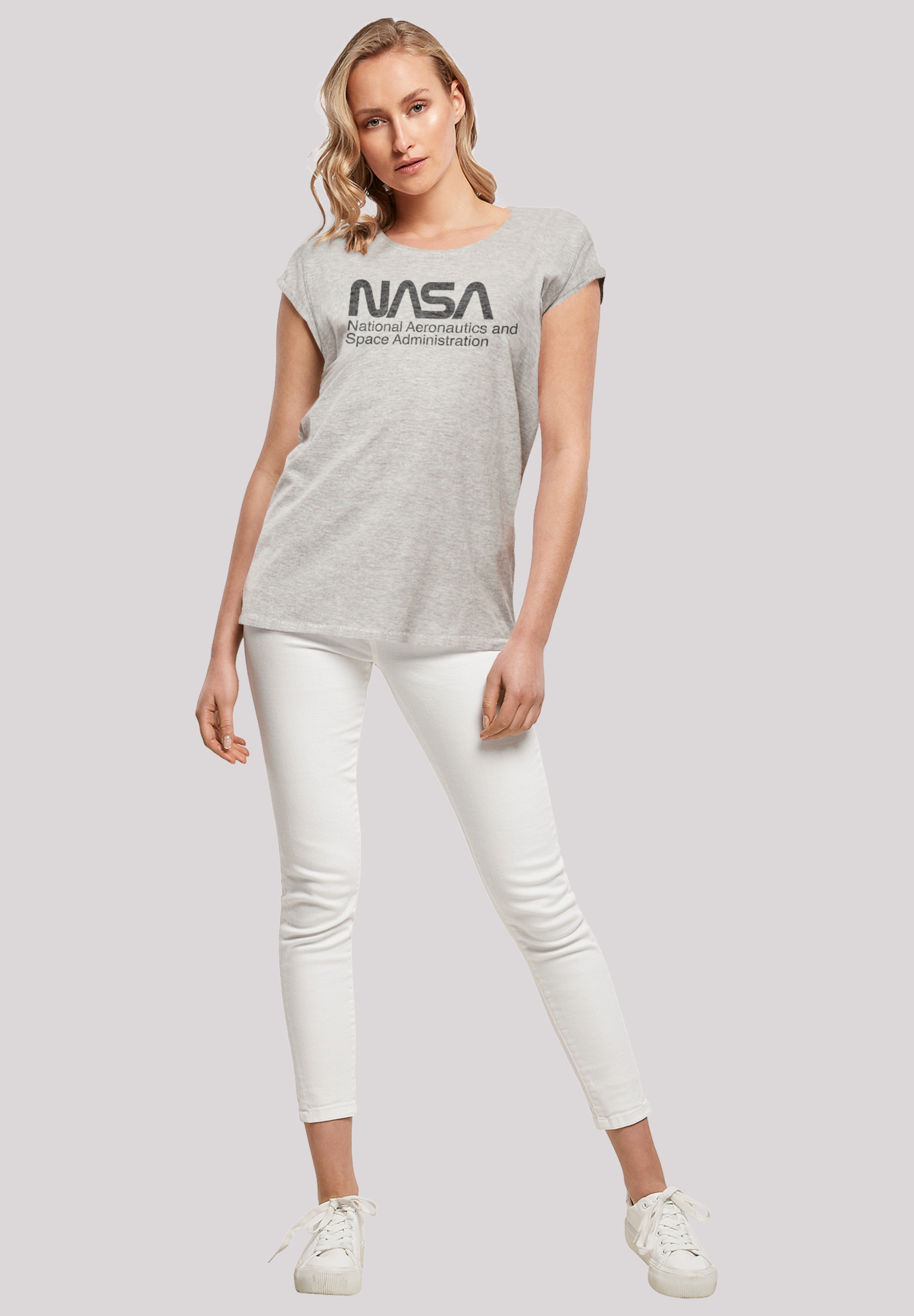 F4NT4STIC T-Shirt »NASA Logo One Tone«, Print