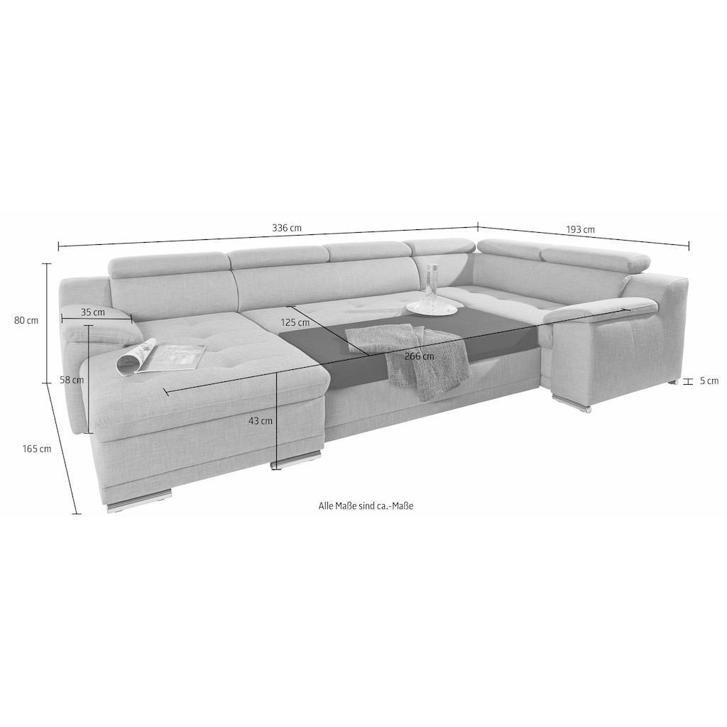 sit&more Wohnlandschaft »Andiamo«