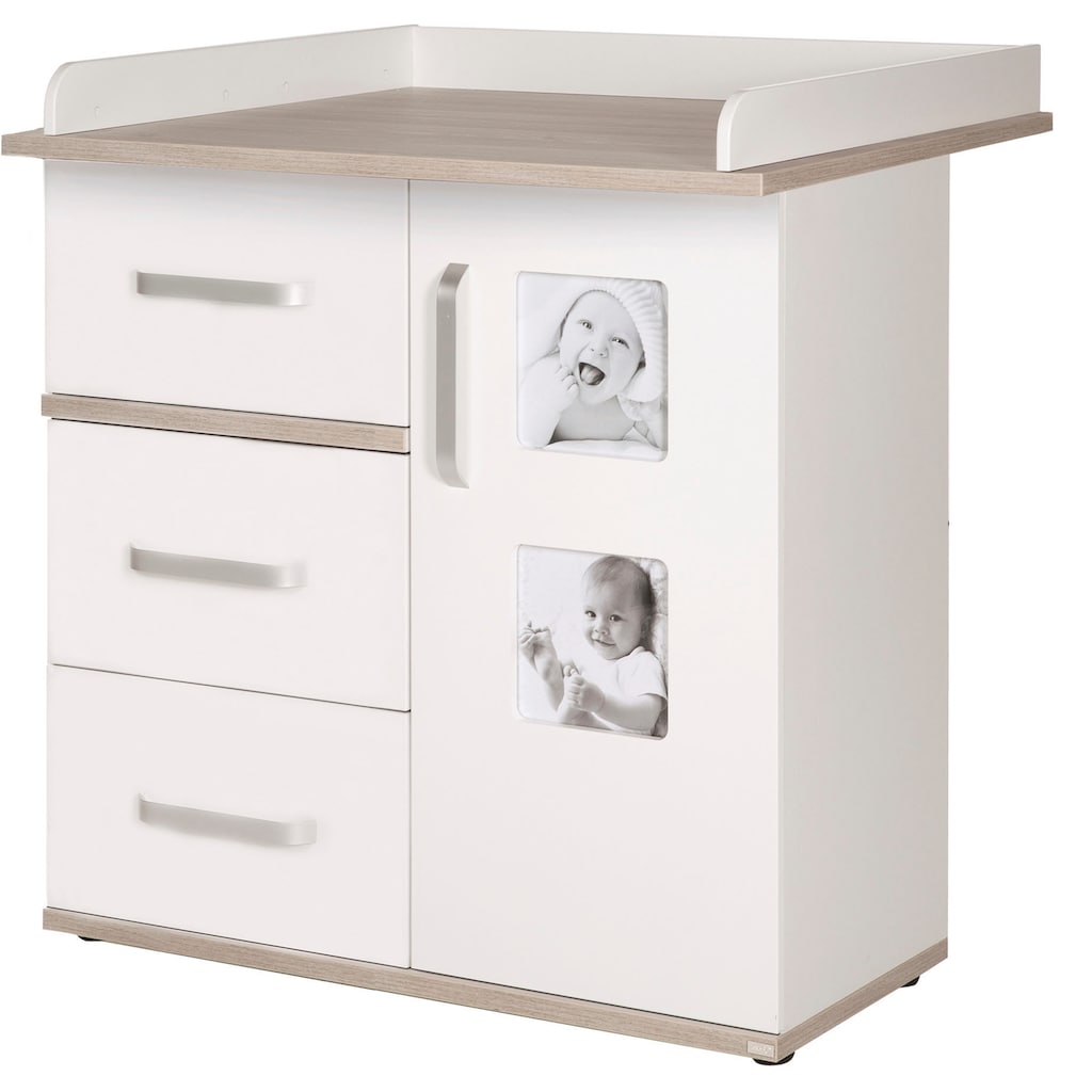 roba® Babyzimmer-Komplettset »Moritz«, (Set, 3 St., Kinderbett, Wickelkommode, Kleiderschrank)