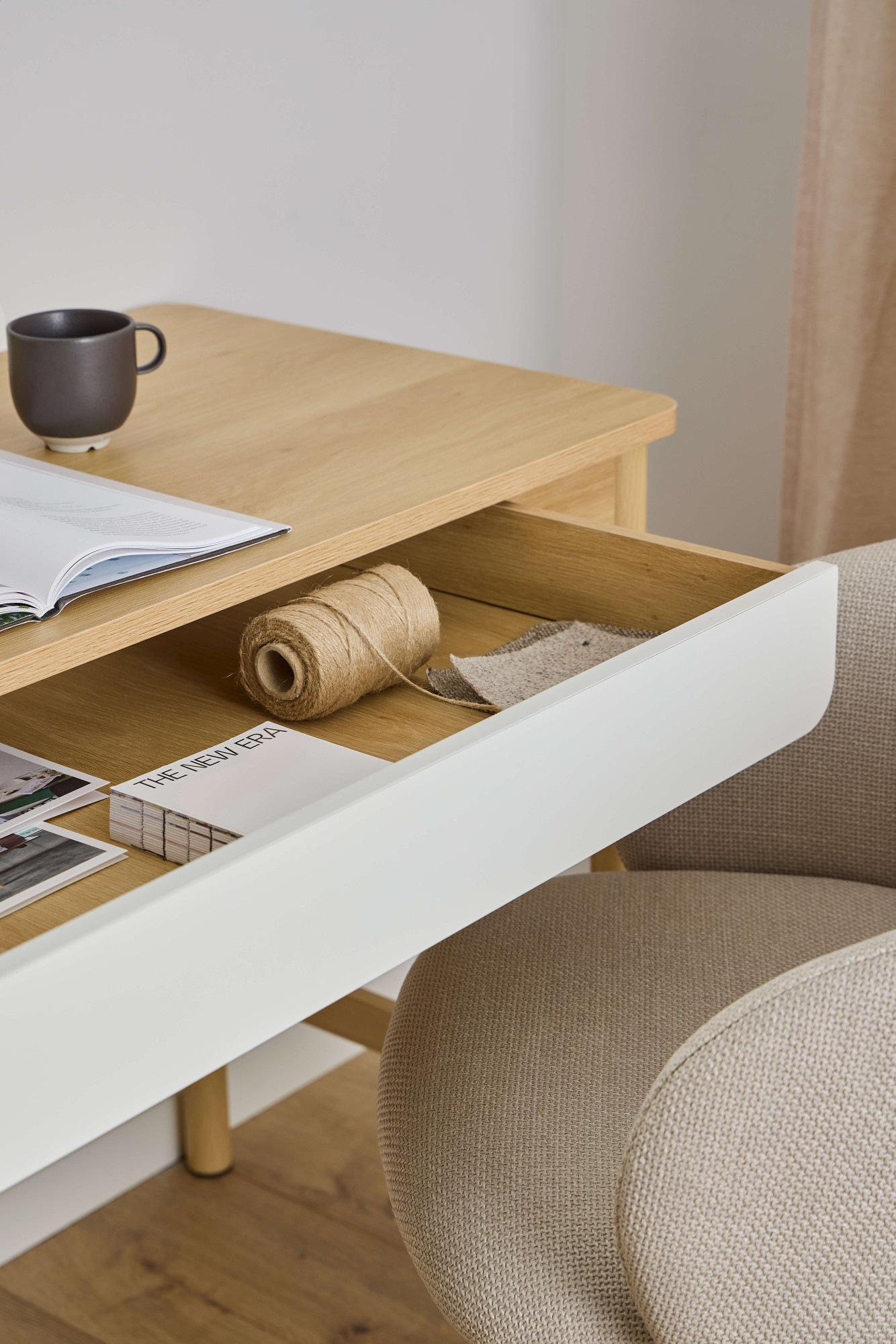 ACTONA GROUP Schreibtischstuhl »Bürostuhl« () Bürostuhl, beige, drehfunktion