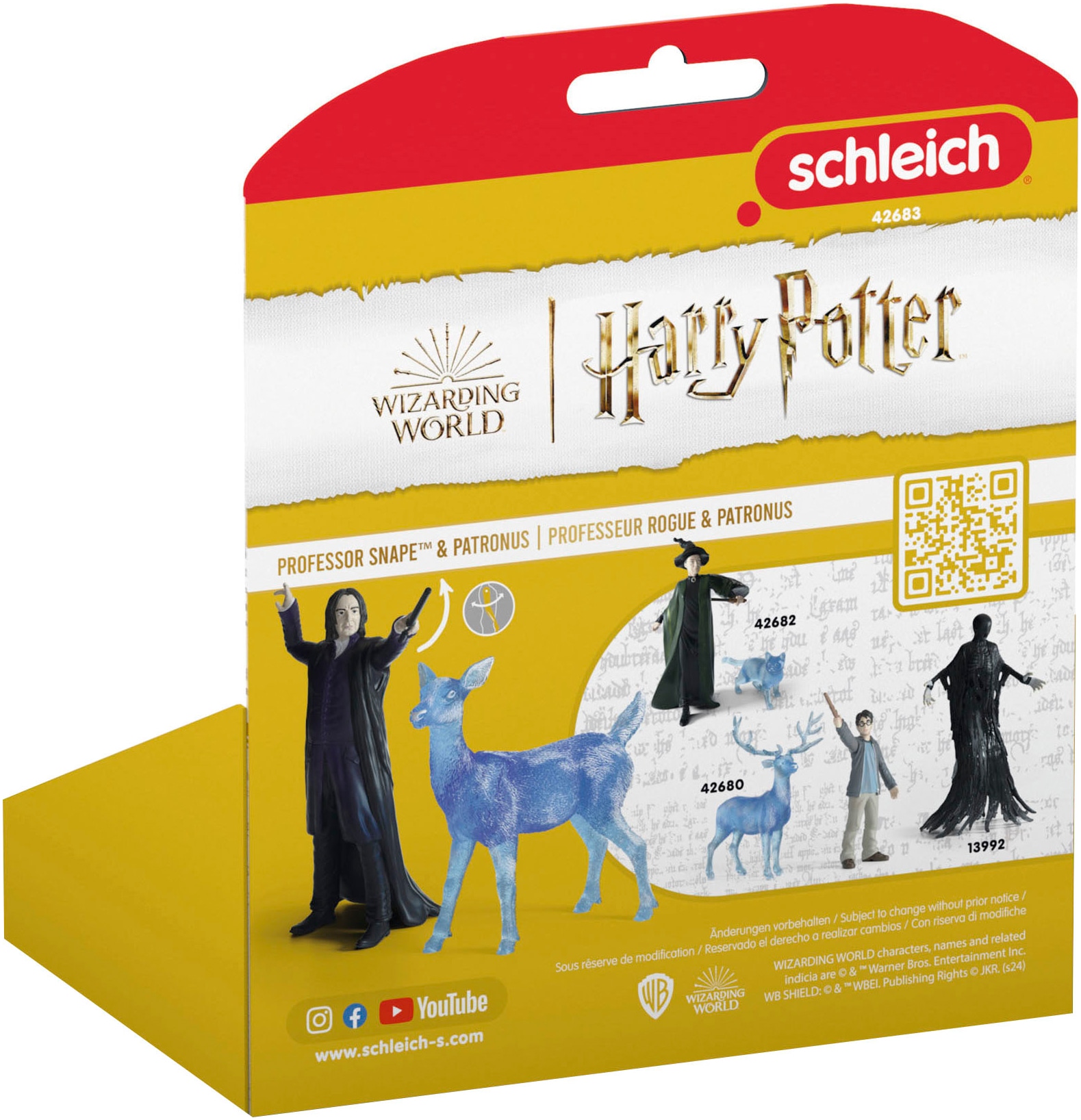 Schleich® Spielfigur »WIZARDING WOLRD™, Professor Snape & Patronus (42683)«