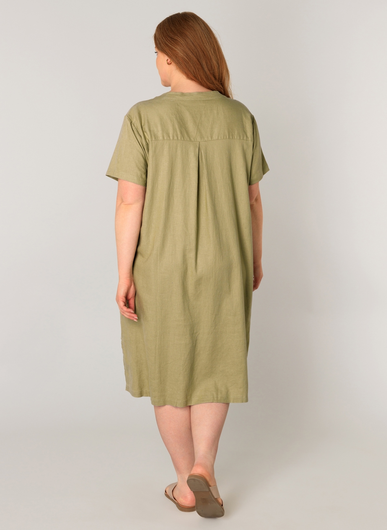Base Level Curvy Tunikakleid »Yacinthe«, mit Leinen