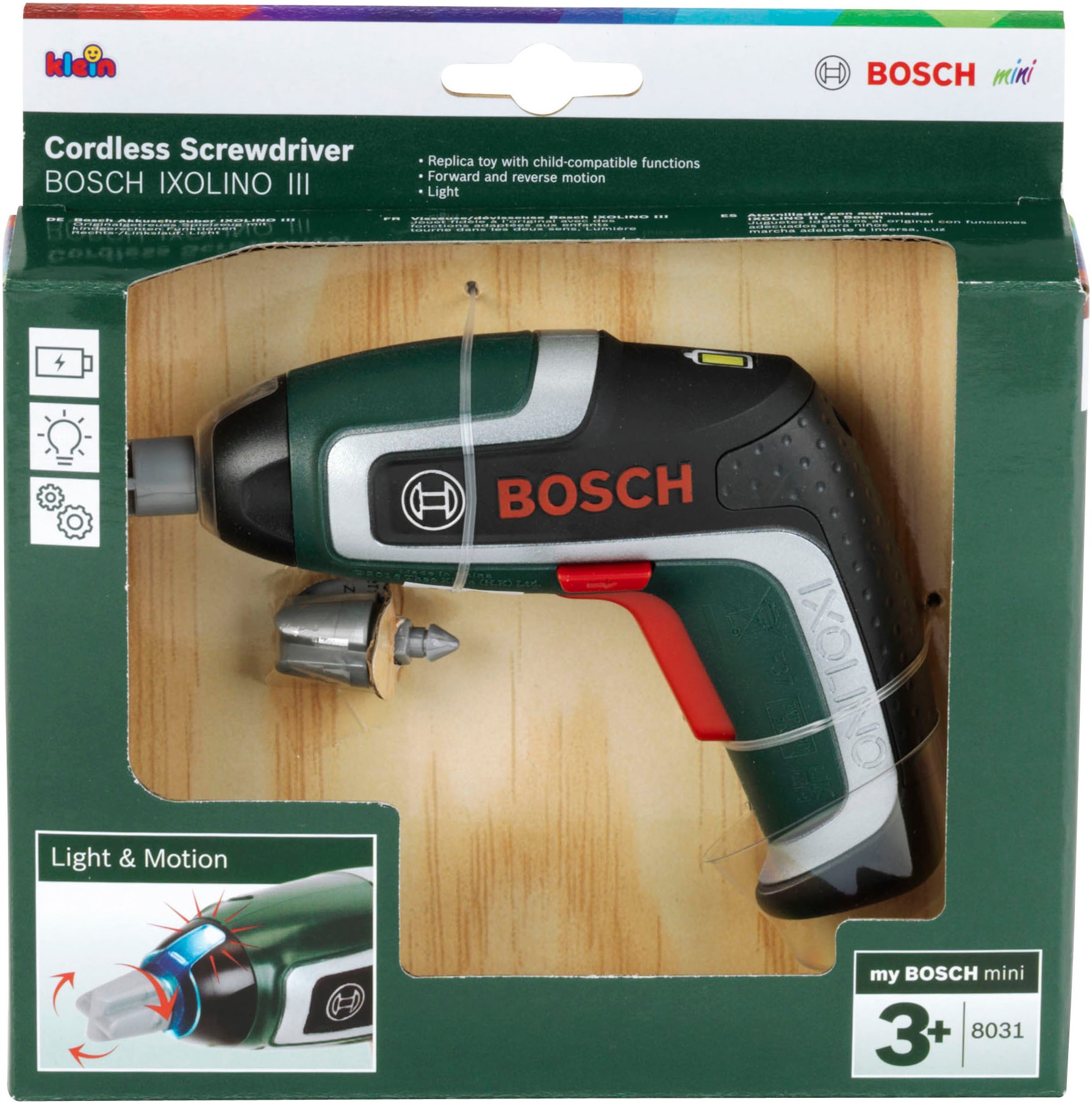 Klein Kinder-Akkuschrauber »Bosch, Ixolino 7«, mit Licht und Sound