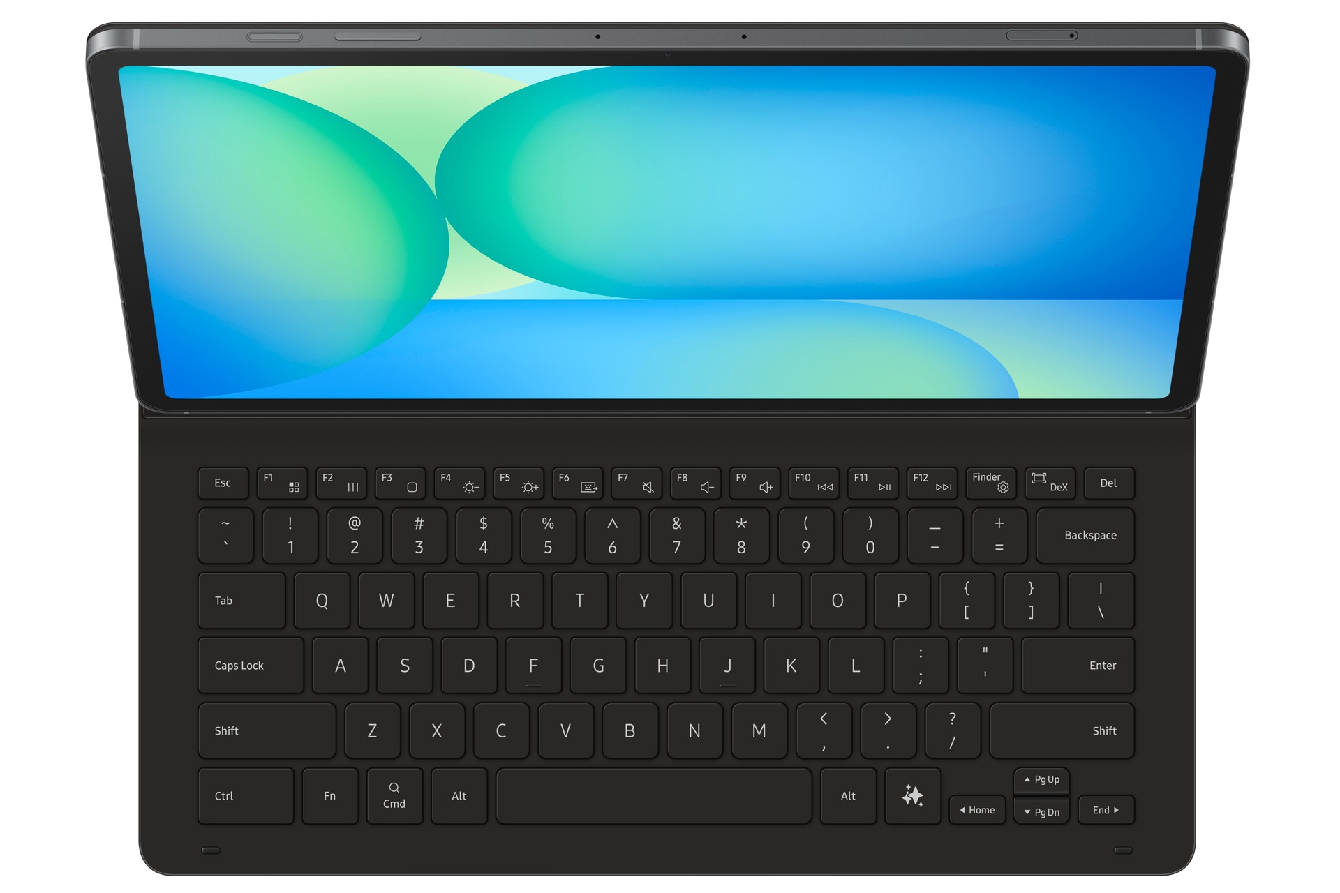 Samsung Tablet-Tastatur »Book Cover Keyboard Slim für Galaxy Tab S10 FE+«, (Funktionstasten)