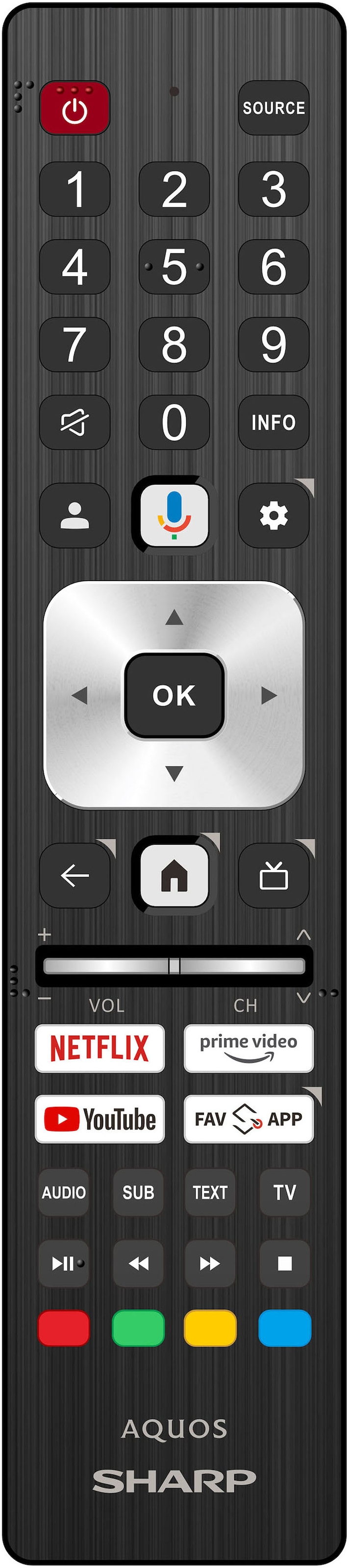 Sharp QLED-Fernseher »4T-C55GPx« 139 cm/55 Smart-TV Quantum Dot, QLED, Dolby Atmos, Dolby Vision, HDMI 2.1 mit eARC