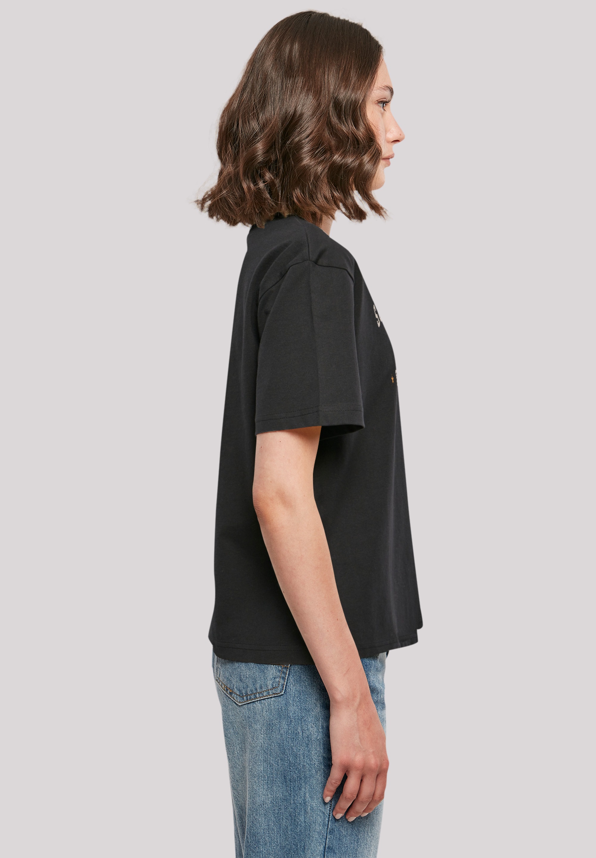 F4NT4STIC T-Shirt »Schlittenfahren Weihnachten Christmas«, Weihnachten, Geschenk, Logo
