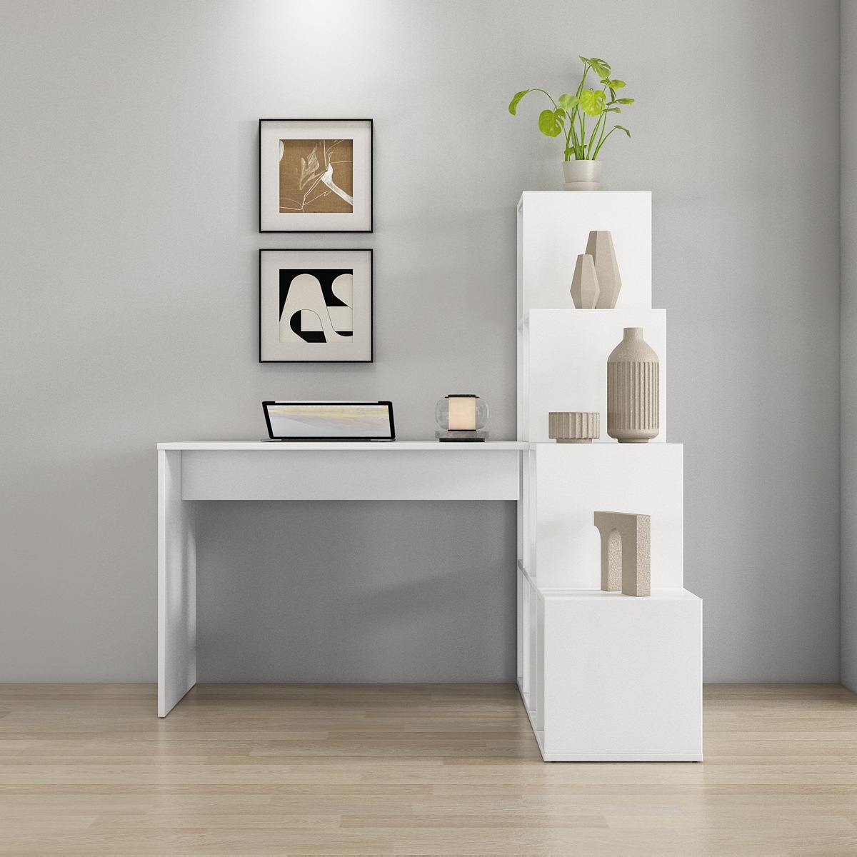 OTTO home Regal-Schreibtisch "Ciela" Set, flexible Aufstellmöglichkeiten, w günstig online kaufen