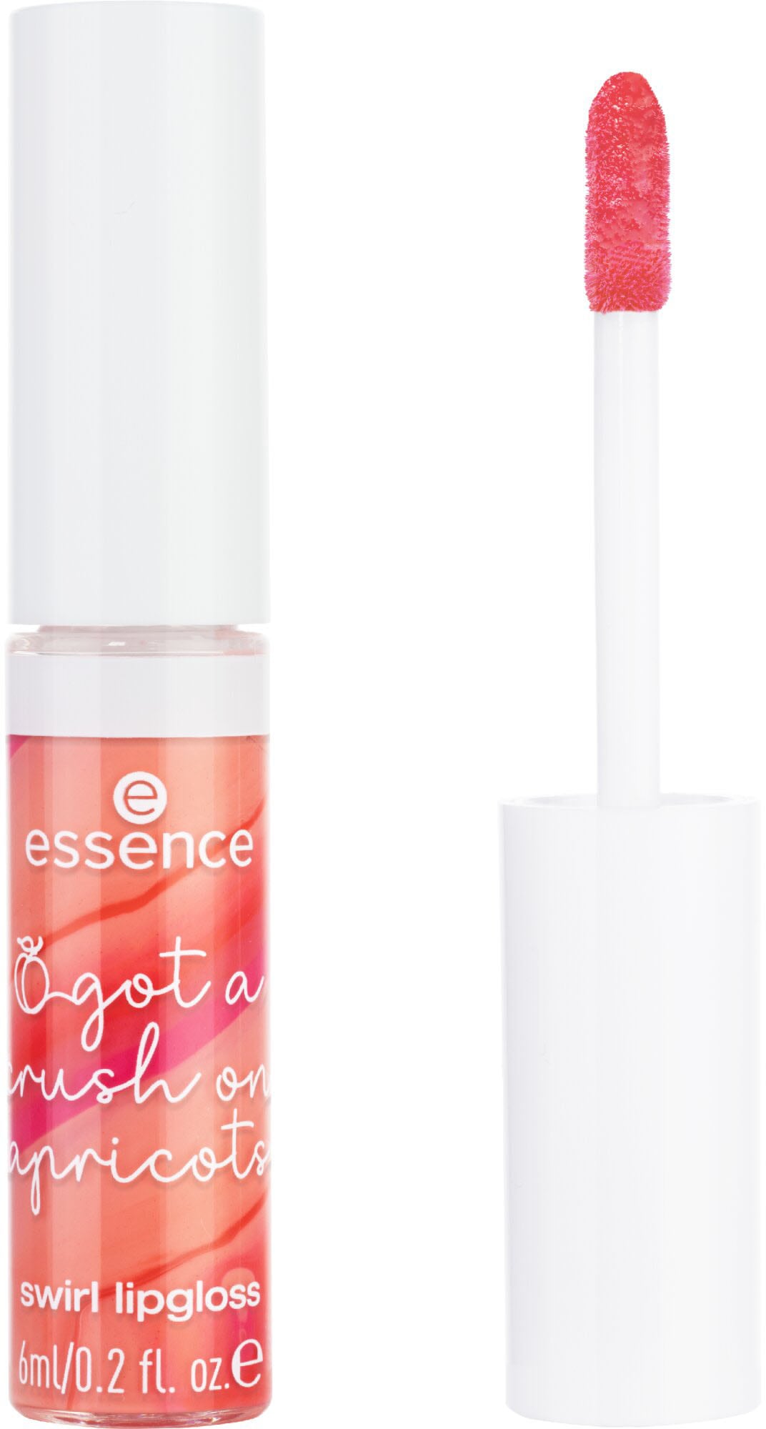 Essence Lipgloss »got a crush on apricots swirl lipgloss«, (Set, 4 tlg.), mit einzigartigen Texturen