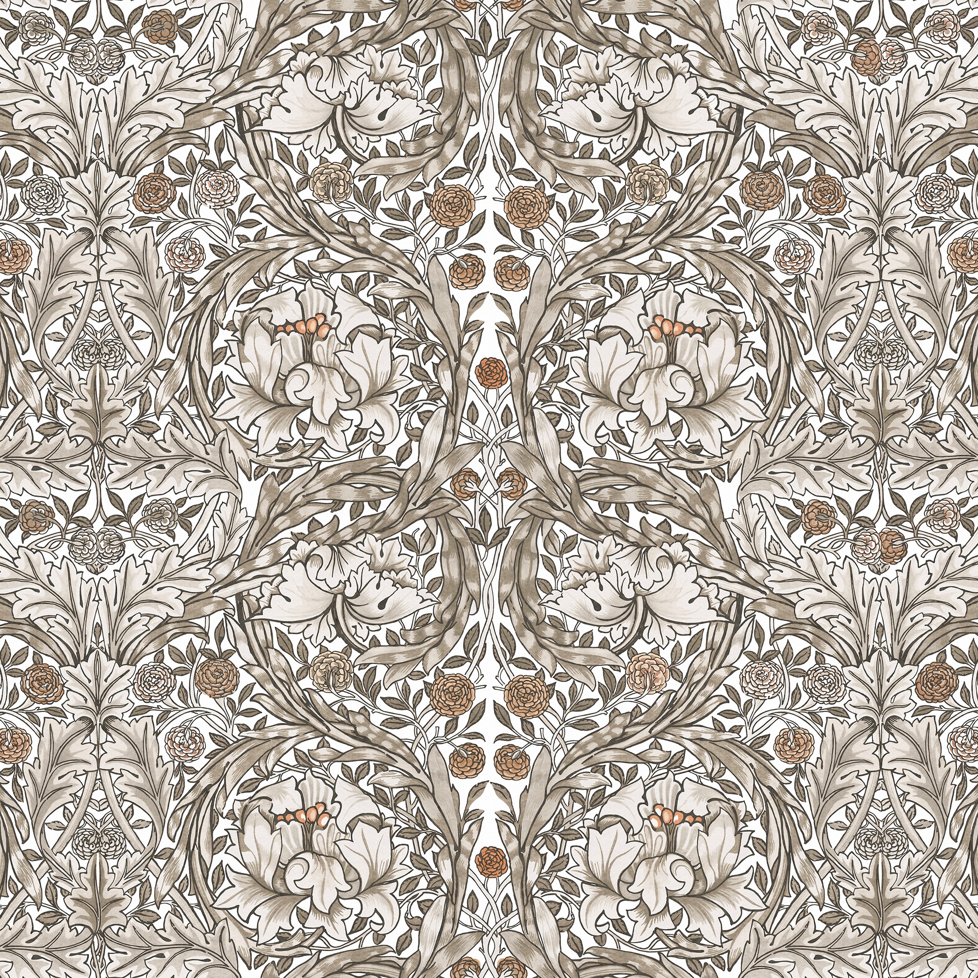 WILLIAM MORRIS AT HOME Vliestapete »African Marigold«, Retro, 10mx52cm (ca. 5m2)