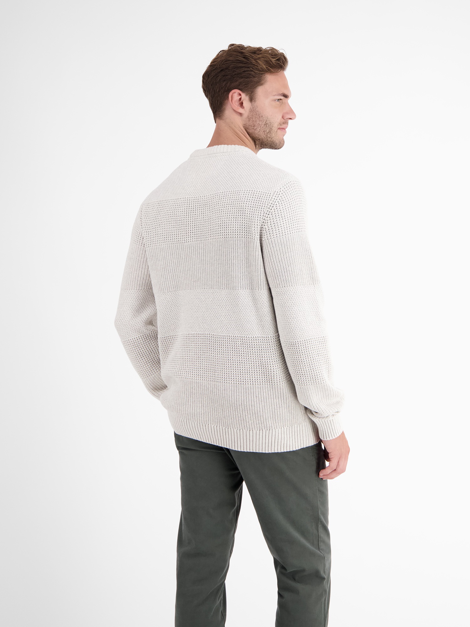 LERROS Strickpullover »LERROS Herren Pullover in Strukturstrickqualität«