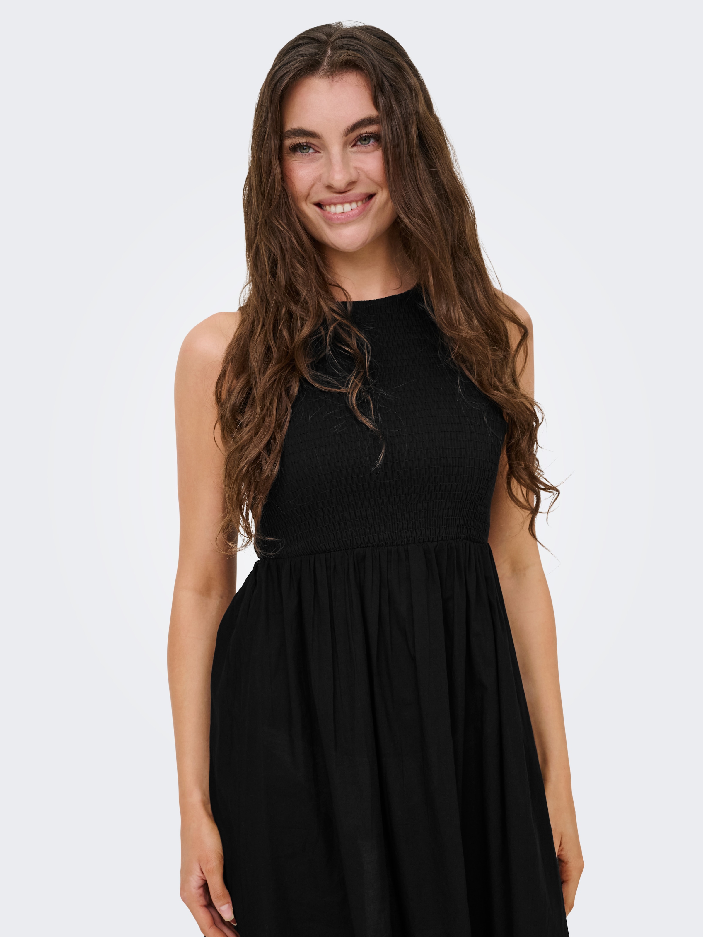JDY Midikleid »JDYDIEGO S/L SMOCK MIDI DRESS WVN NOOS«