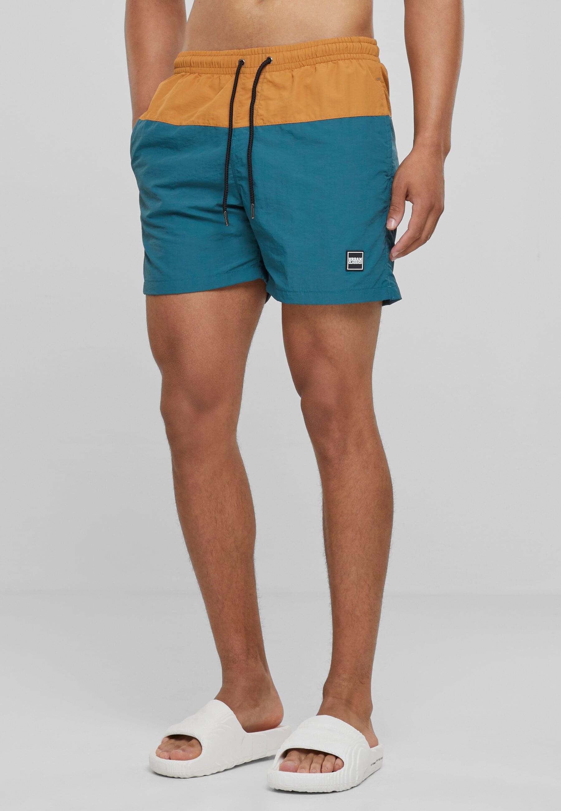 URBAN CLASSICS Badeshorts »Urban Classics Herren Block Swim Shorts«