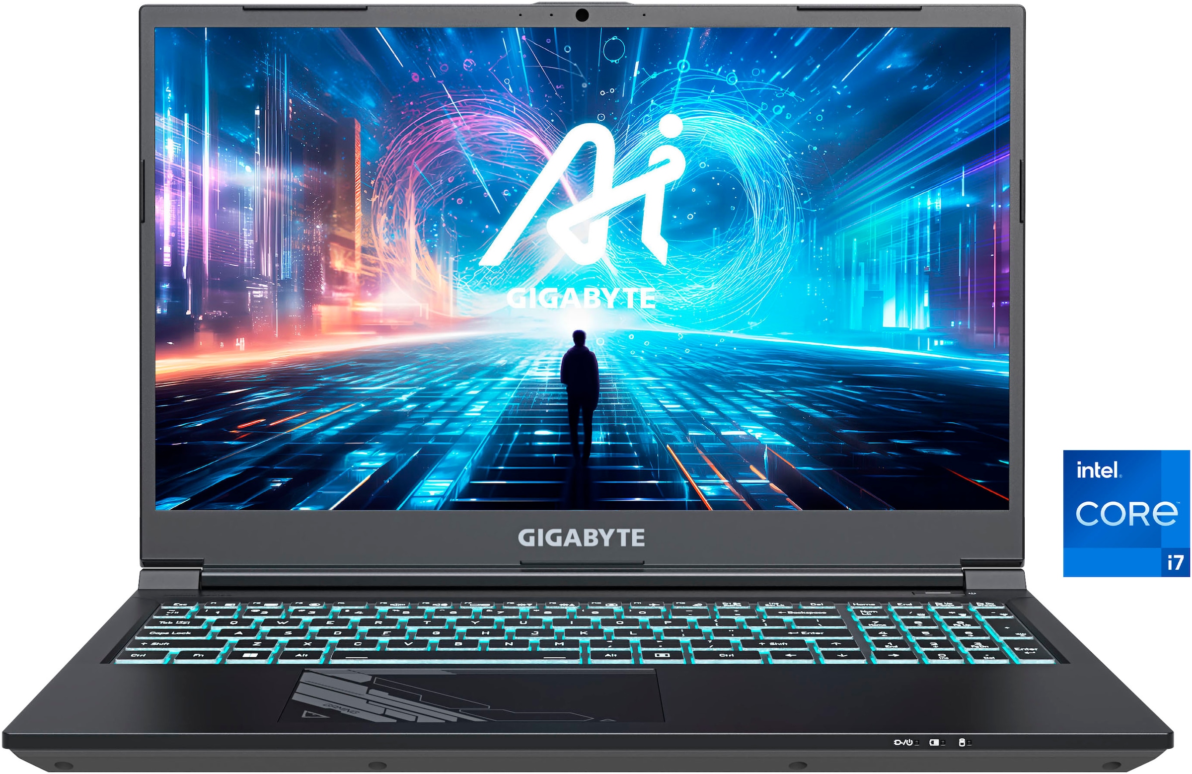 Gigabyte Gaming-Notebook »G5 KF5-H3DE554KH«, 39,6 cm, / 15,6 Zoll, Intel, Core i7, GeForce RTX 4060, 1000 GB SSD