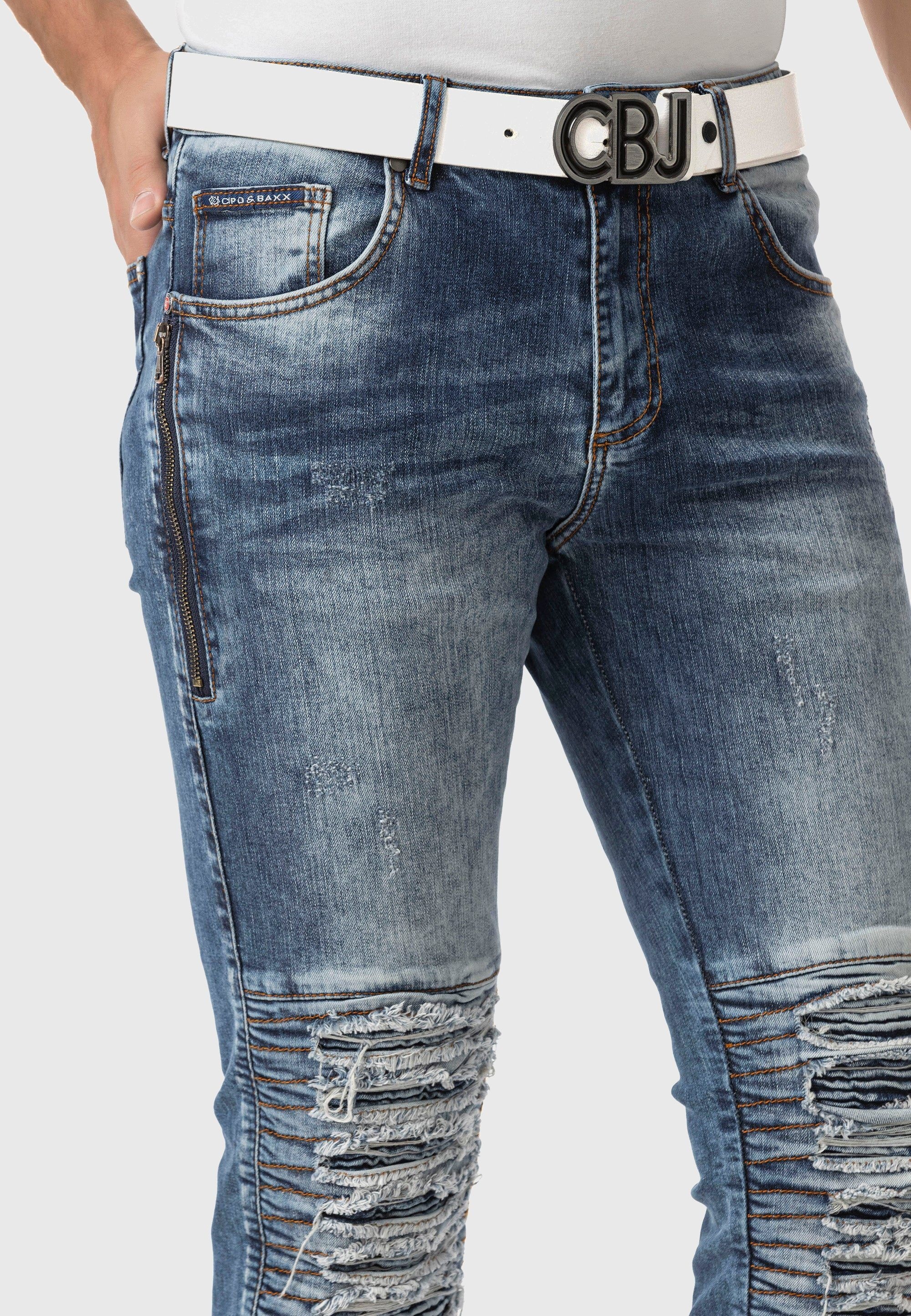 Cipo & Baxx 5-Pocket-Jeans »Jeans«, im Used-Look