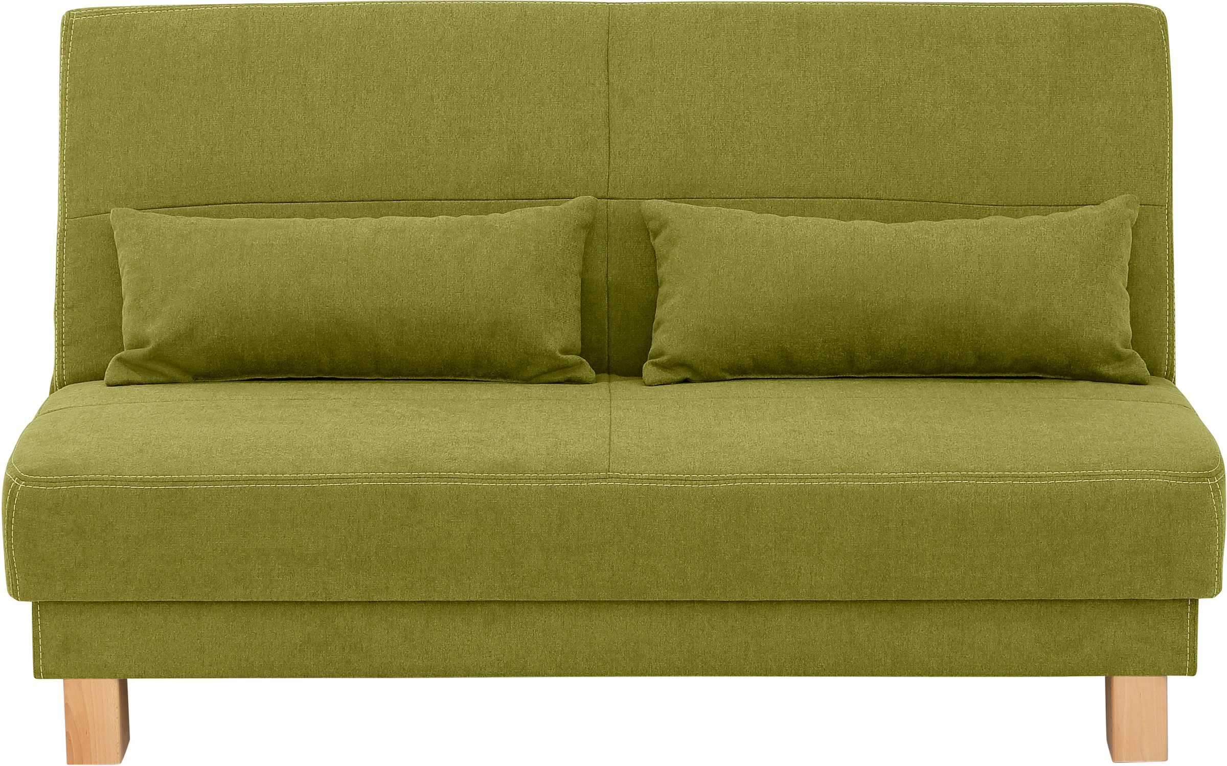 Home affaire Schlafsofa »Gina«, vom Sofa zum Bett mit einem Handgriff, in 4 Breiten, Nierenkissen