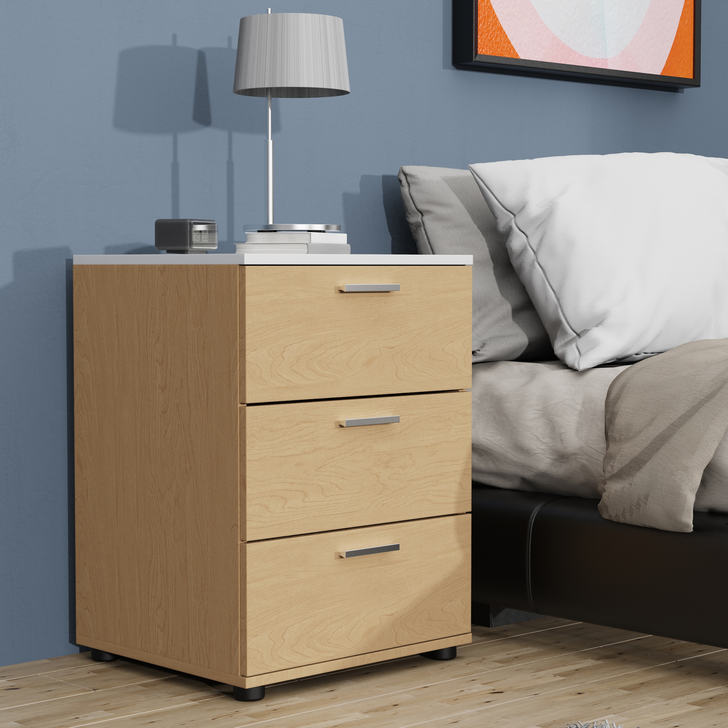 VCM Nachttisch »Holz Nachtschrank Nachttisch Schublade Testalo«