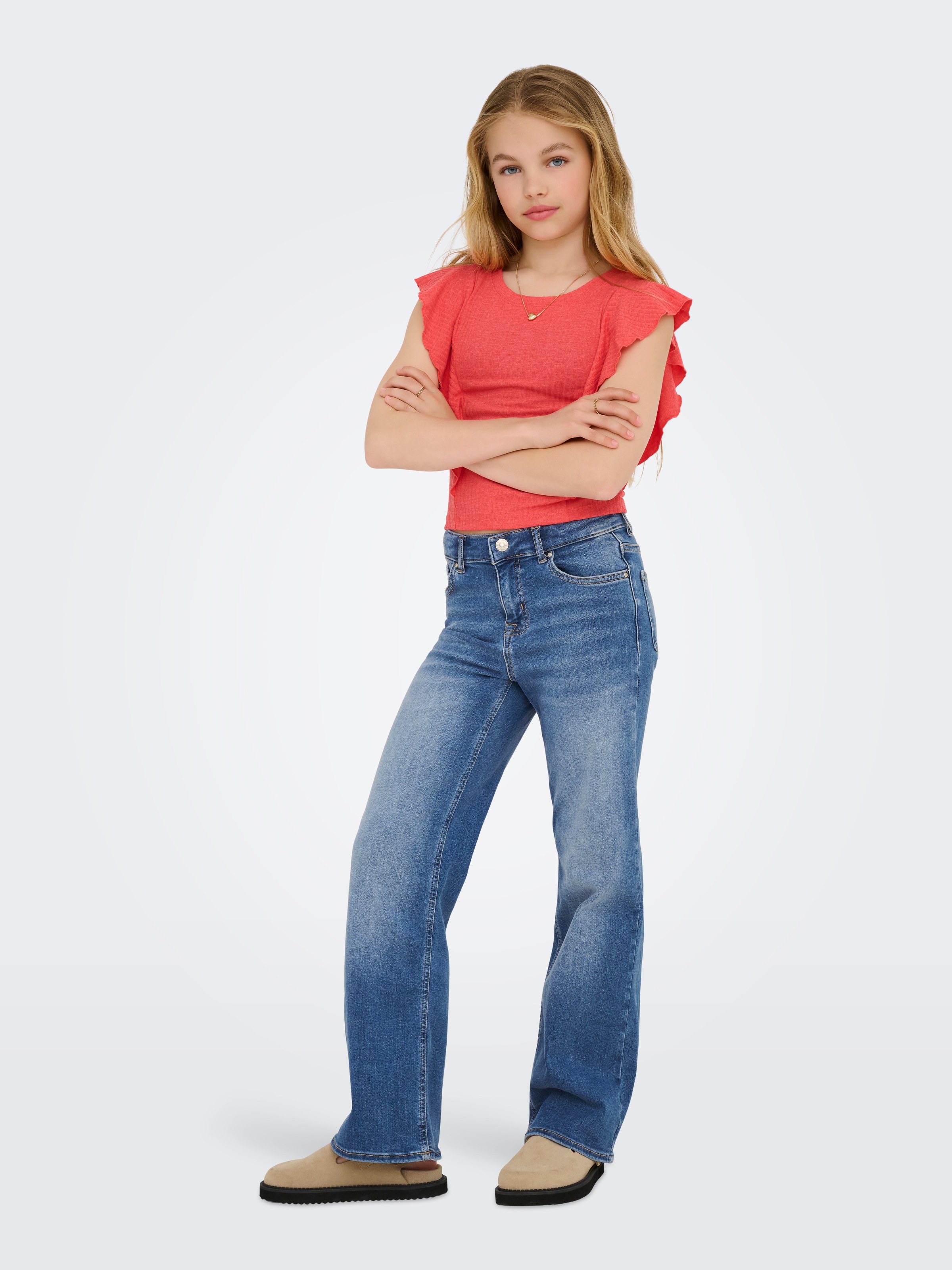 KIDS ONLY Weite Jeans »KOGMADISON BLUSH WIDE DNM CRO37 NOOS«