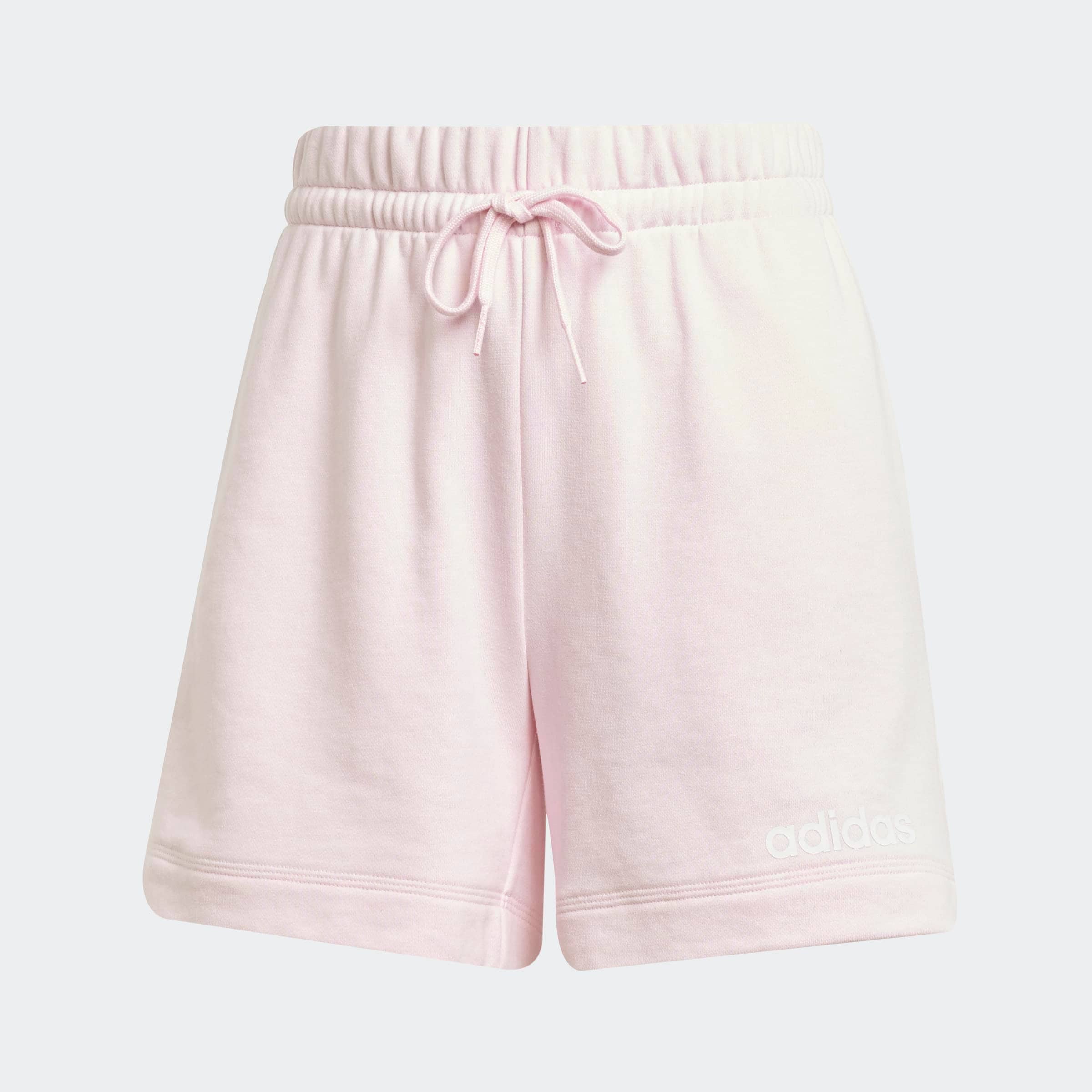adidas Sportswear Shorts »W LIN FT SHO«, (1 tlg.), Mitelhoher Bund mit Kordelzug, aus weichem French Terry