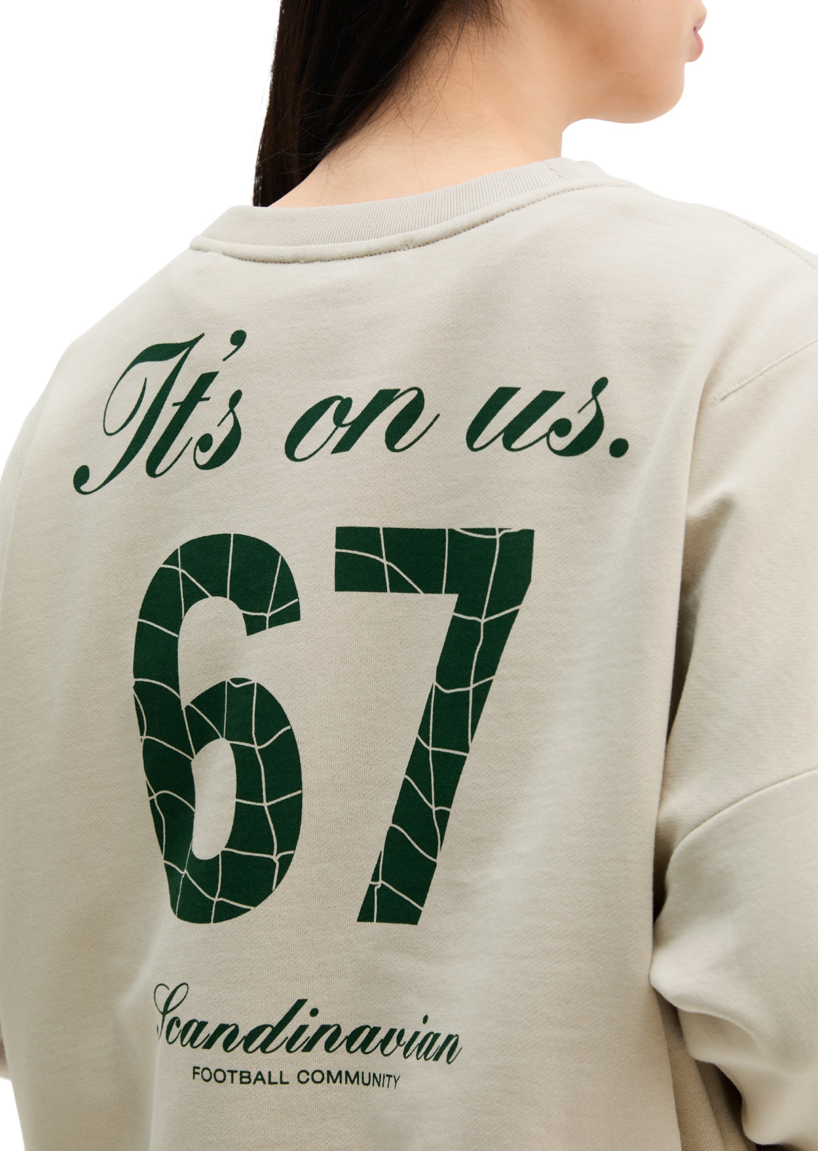 Marc O'Polo Sweatshirt »mit gepeachter Oberfläche«
