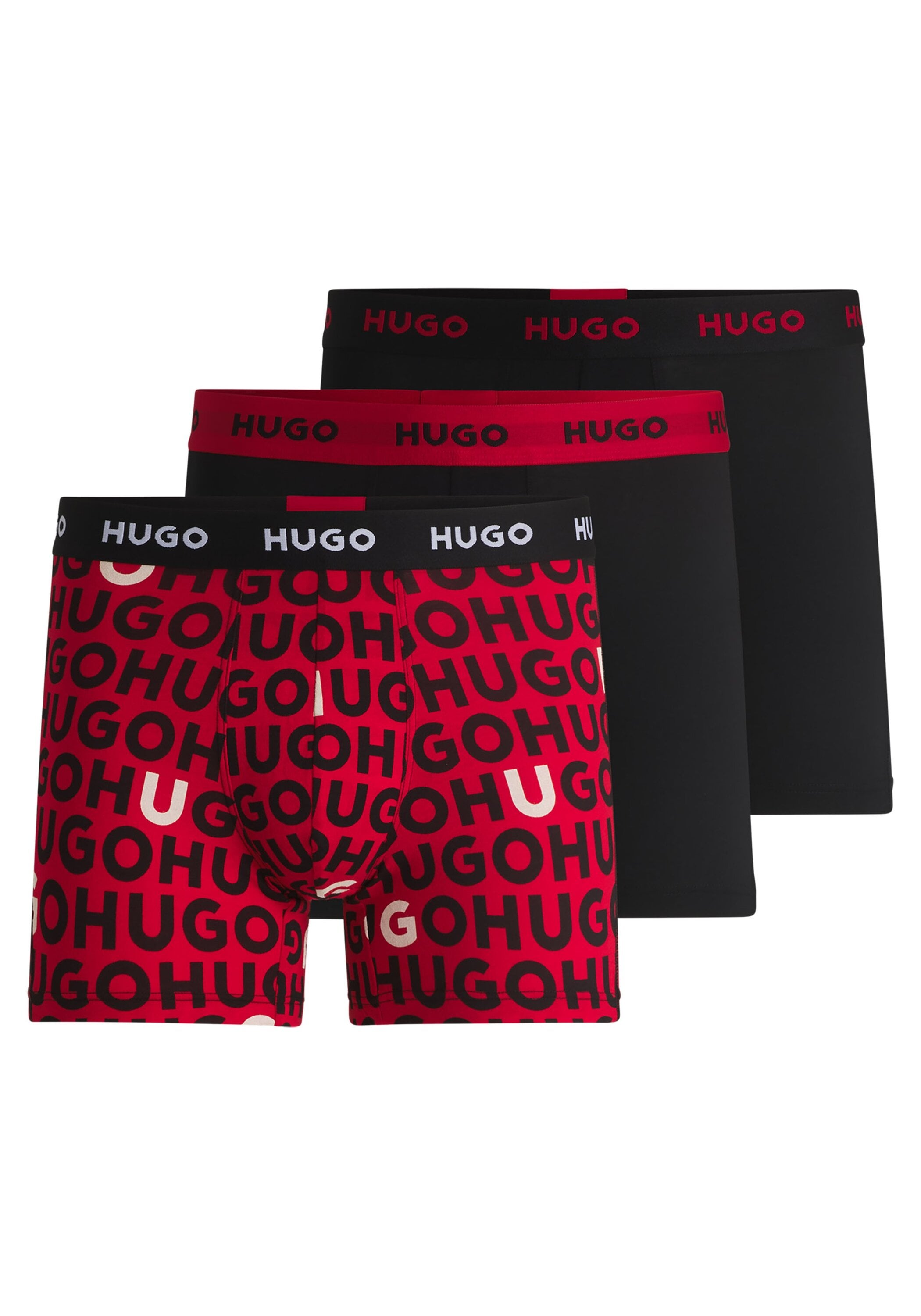 HUGO Boxershorts »Boxershort Boxer Brief Design 3er Pack«