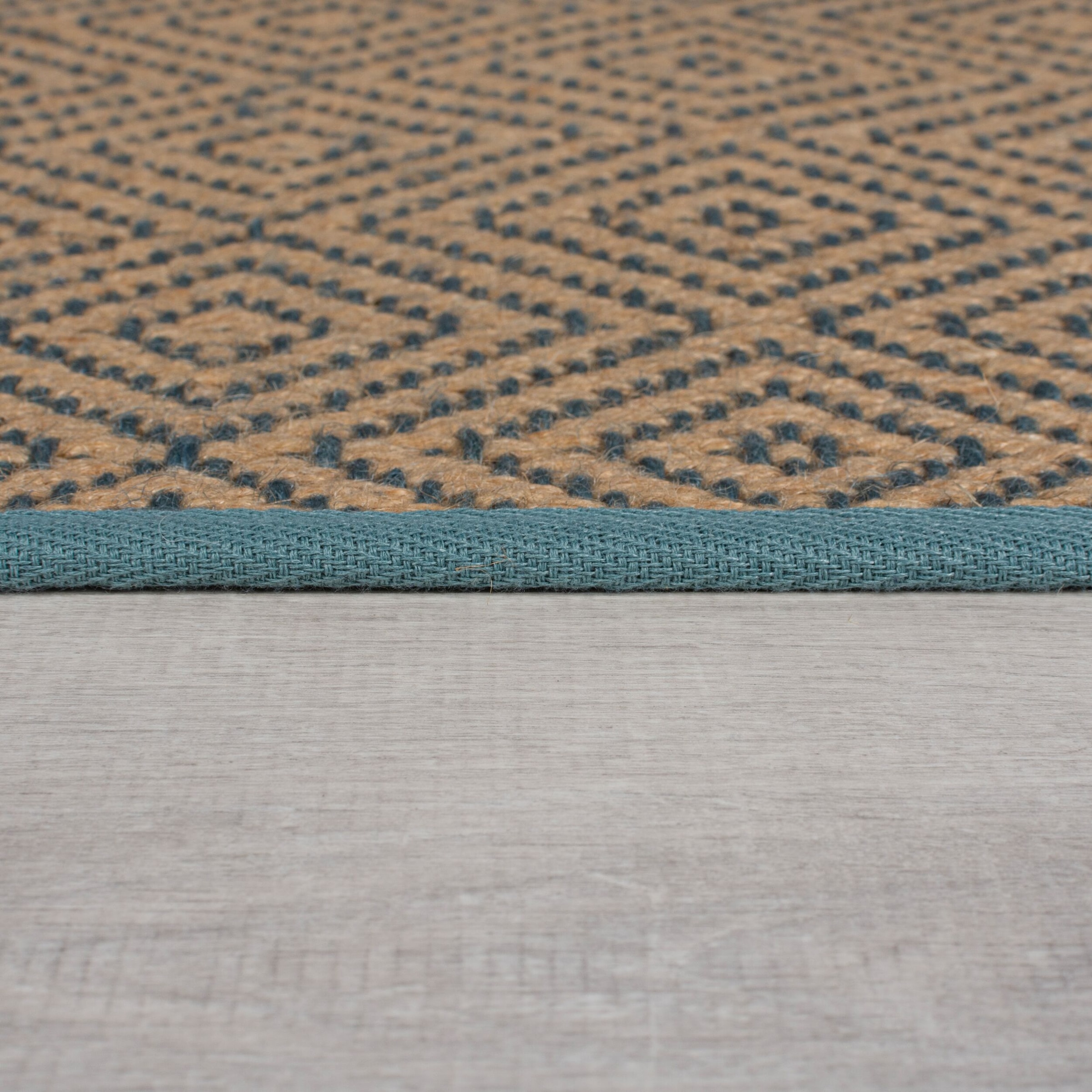 FLAIR RUGS Teppich »Jute Diamond«, rechteckig, Jute Teppich