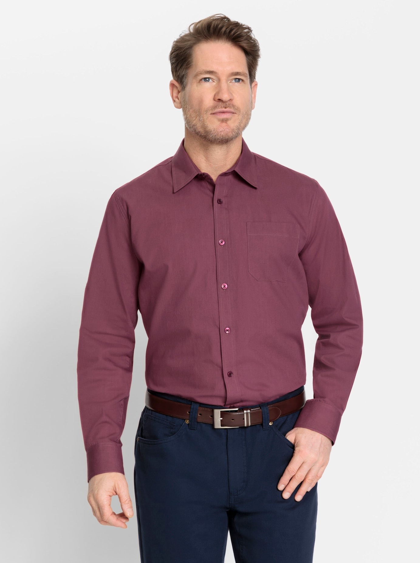 Marco Donati Langarmhemd günstig online kaufen