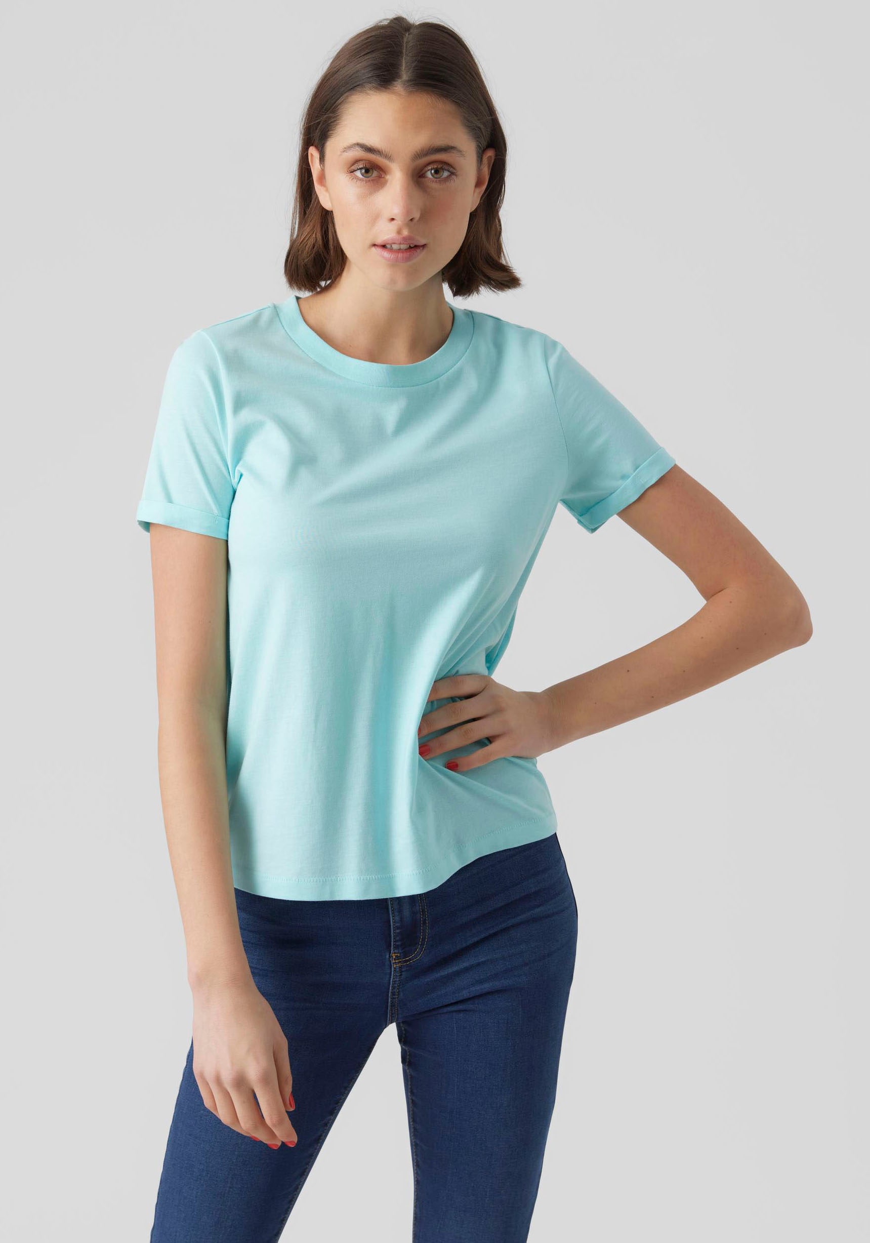 Vero Moda Kurzarmshirt »VMPAULA bestellen | S/S BAUR T-SHIRT für NOOS«